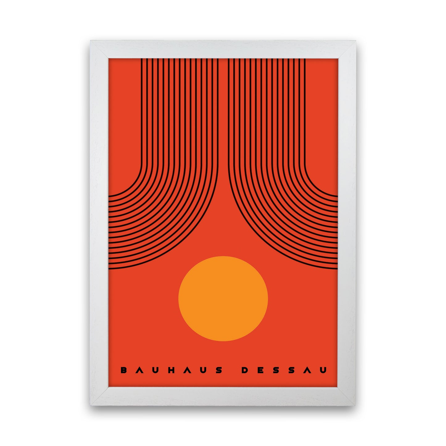 Bauhaus Design IIIIII Art Print by Jason Stanley White Grain