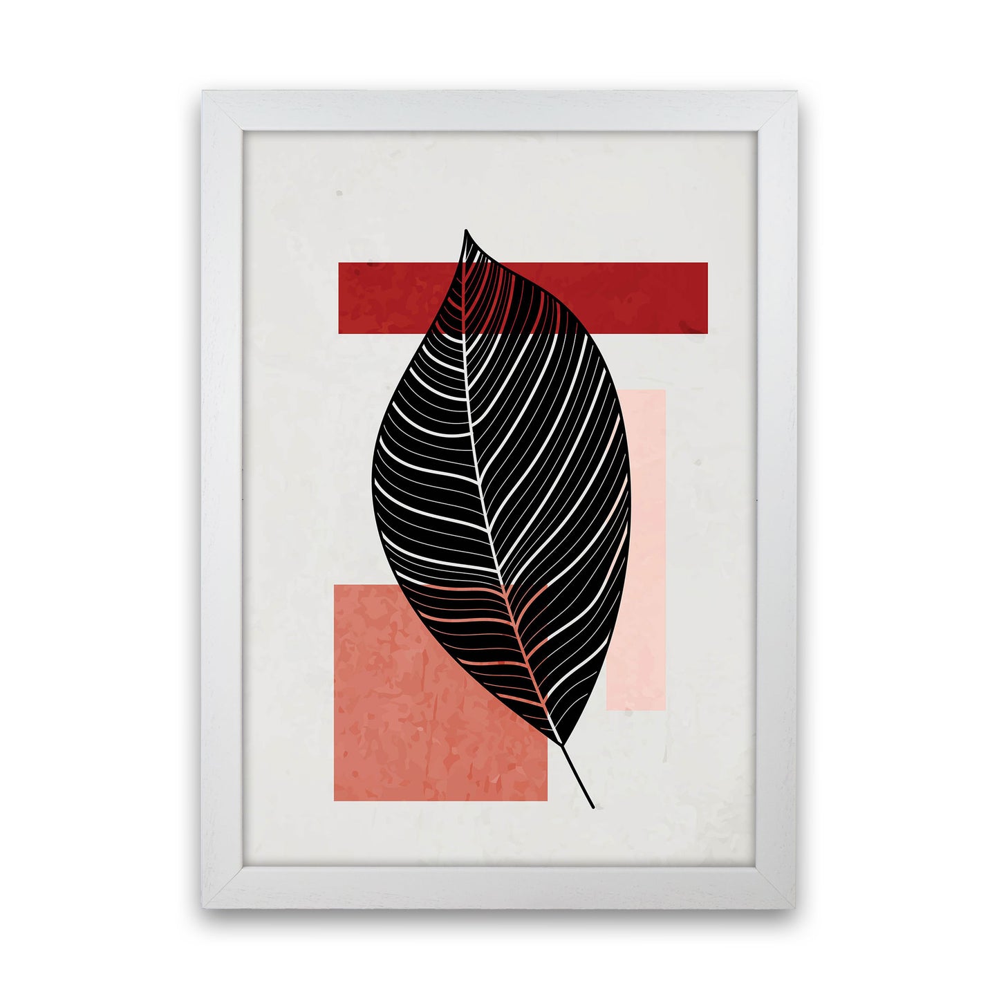 Abstract Leaf Vibe II Art Print by Jason Stanley White Grain