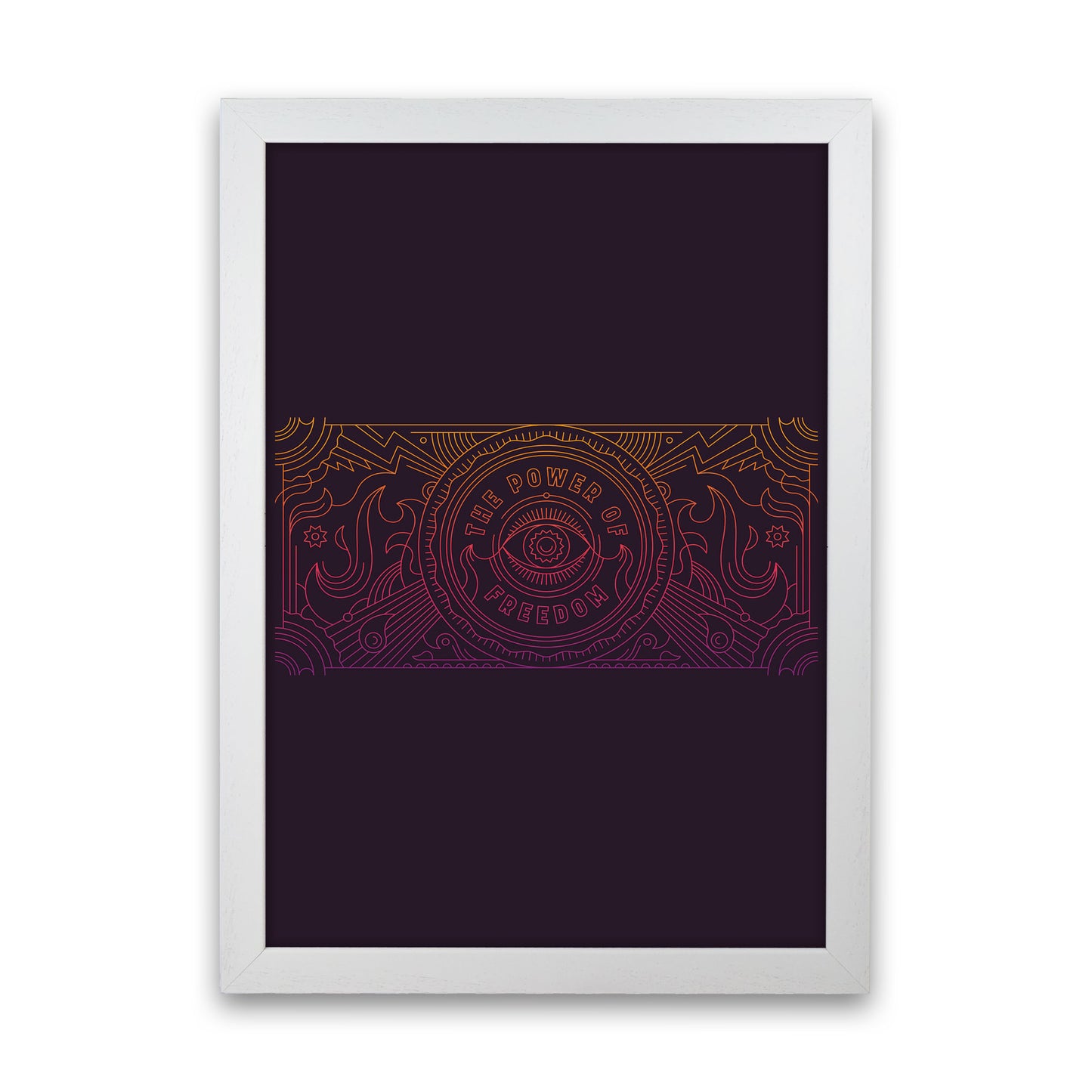 The Power Of Freedom Art Print by Jason Stanley White Grain