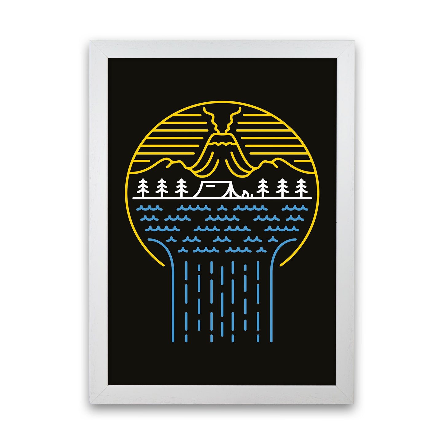 Minimal Nature Vibes Art Print by Jason Stanley White Grain