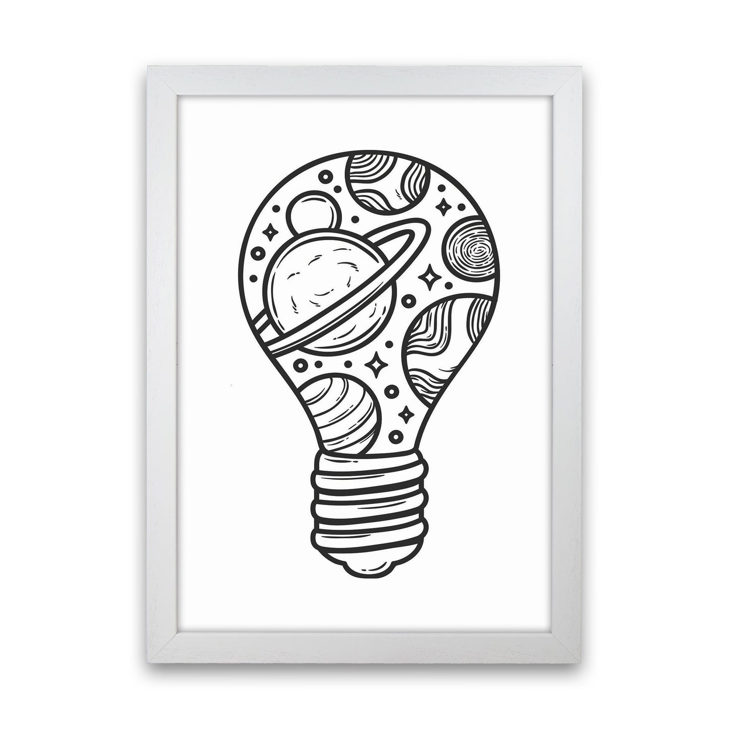 I Just Had An Idea Art Print by Jason Stanley White Grain