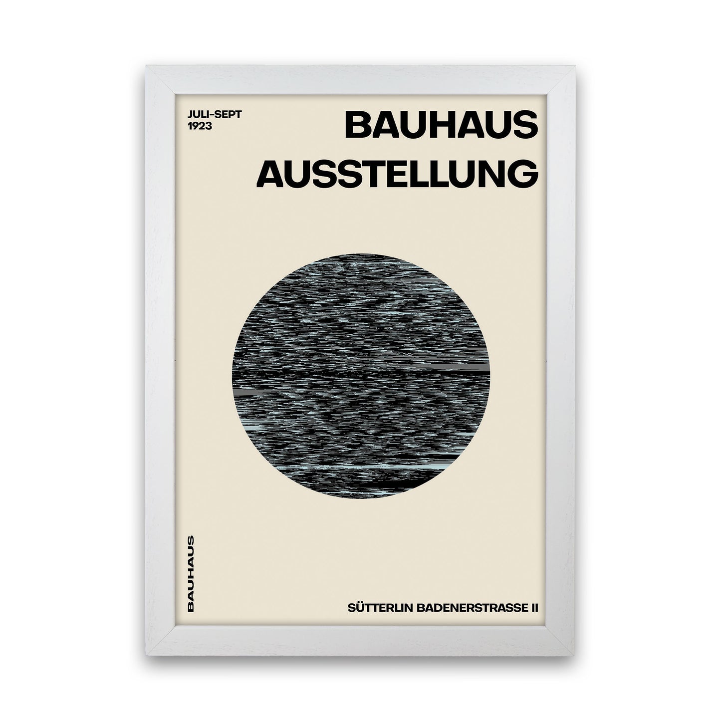 Bauhaus Distortion Art Print by Jason Stanley White Grain