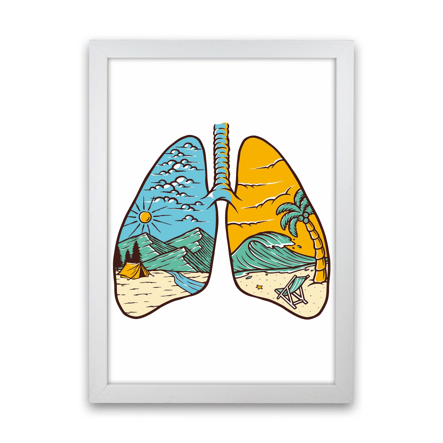 Breathe It All In Art Print by Jason Stanley White Grain