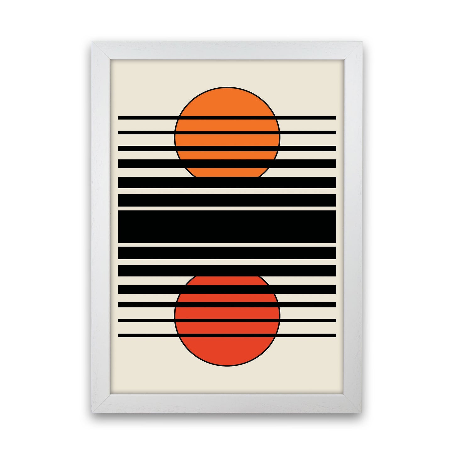 Geometric Suns II Art Print by Jason Stanley White Grain