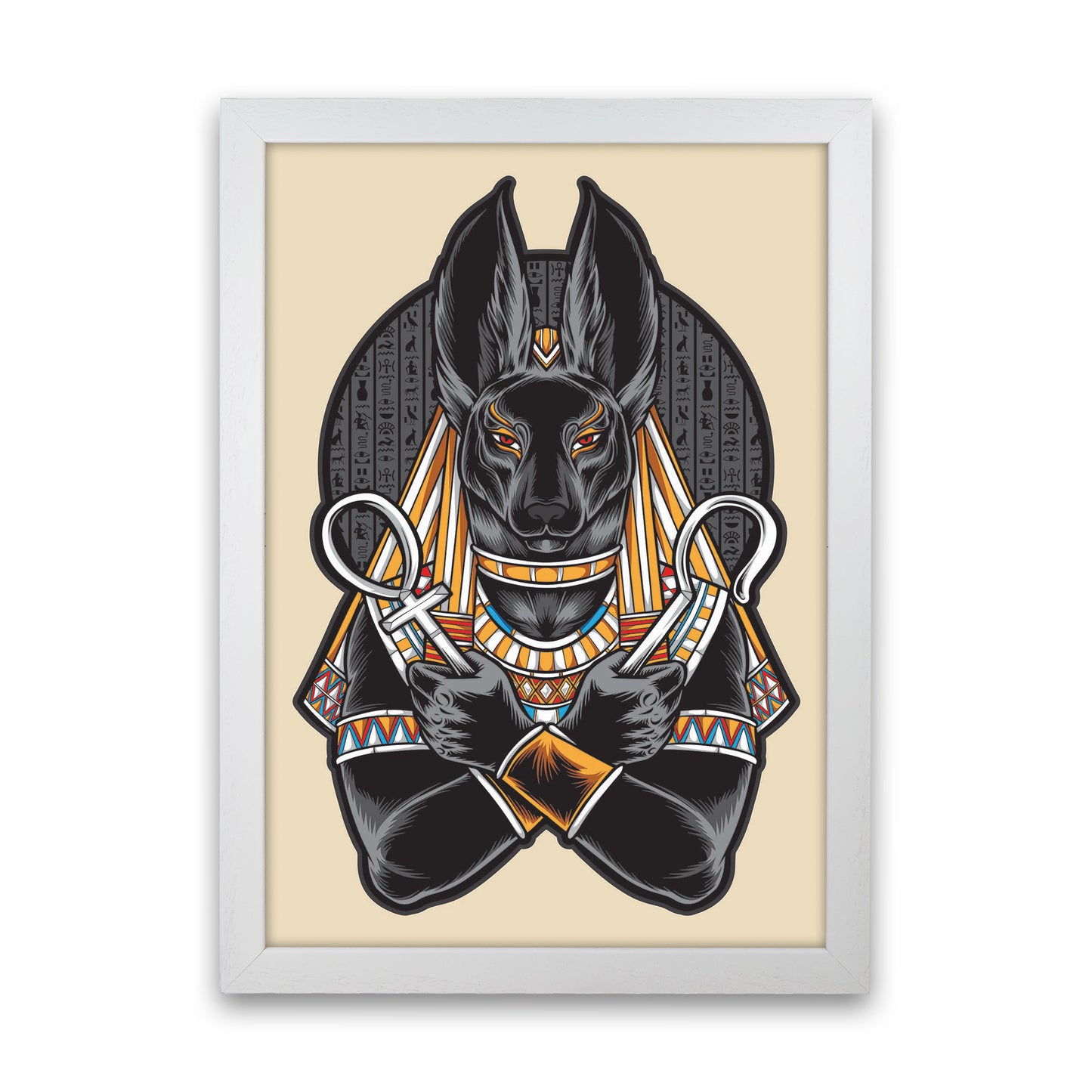 Lord Of The Dead Art Print by Jason Stanley White Grain