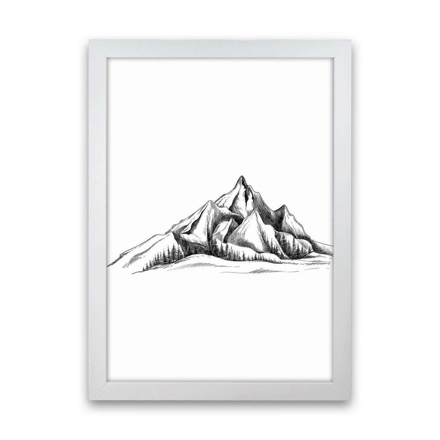 To The Mountains Art Print by Jason Stanley White Grain