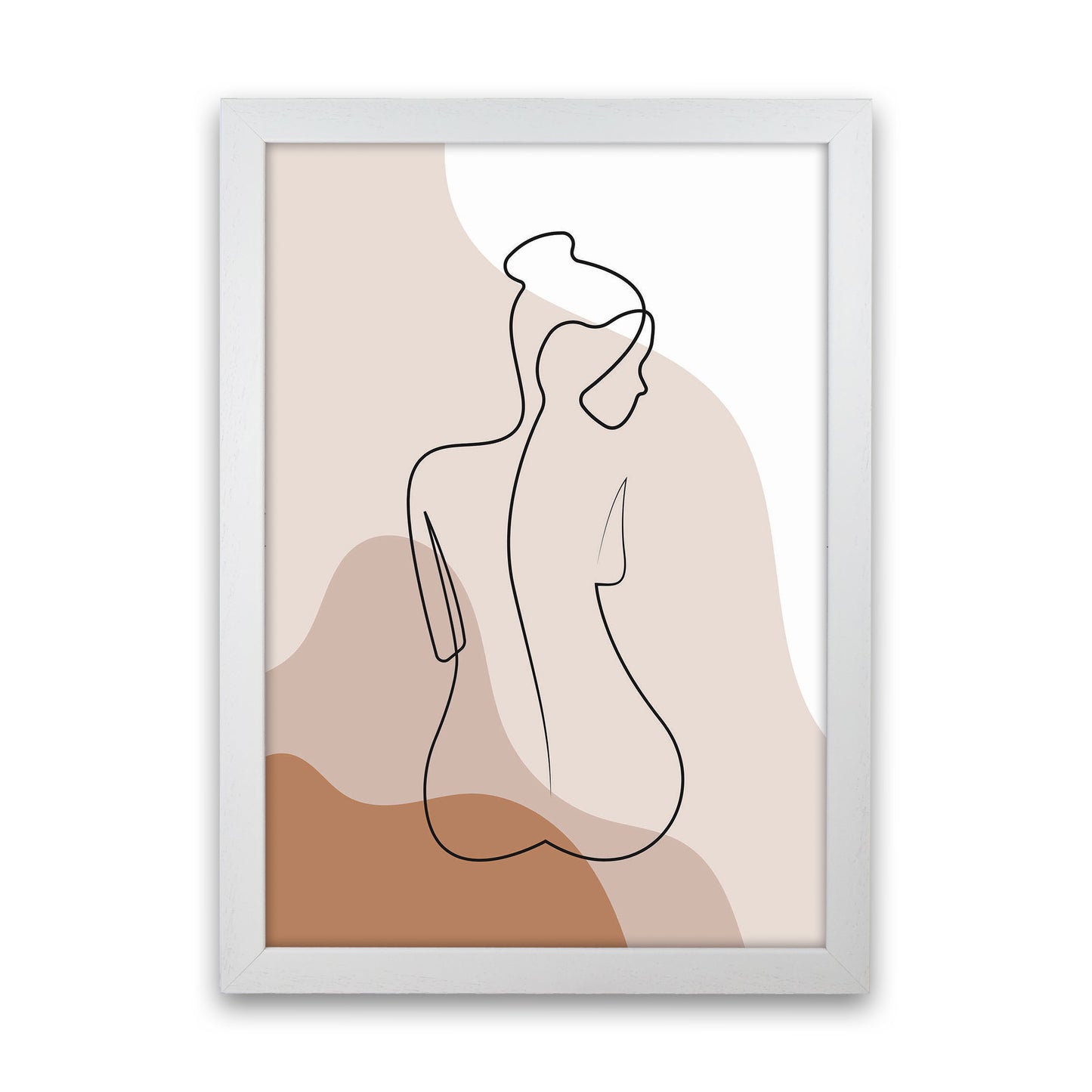Female Figure II Art Print by Jason Stanley White Grain