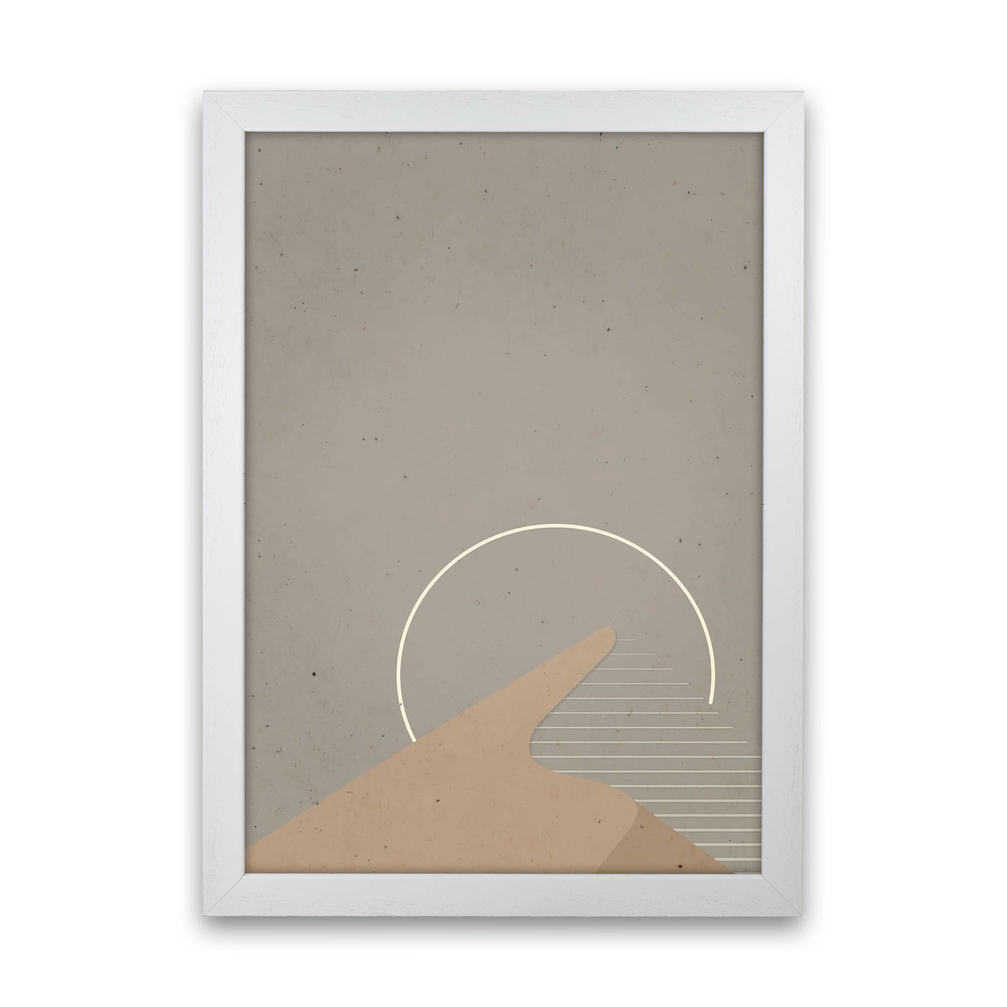 Minimal Vibes 3 Art Print by Jason Stanley White Grain