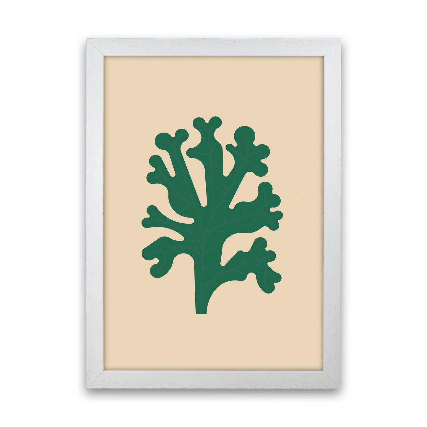 Cutout Seaweed Art Print by Jason Stanley White Grain