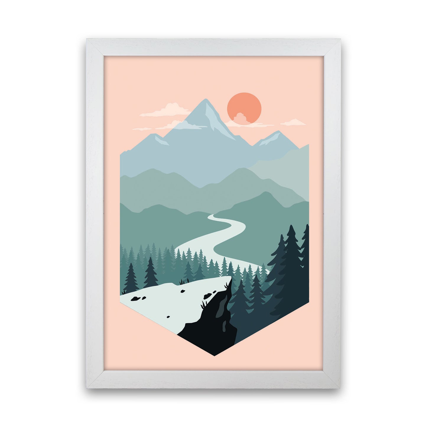 Get Out There Art Print by Jason Stanley White Grain