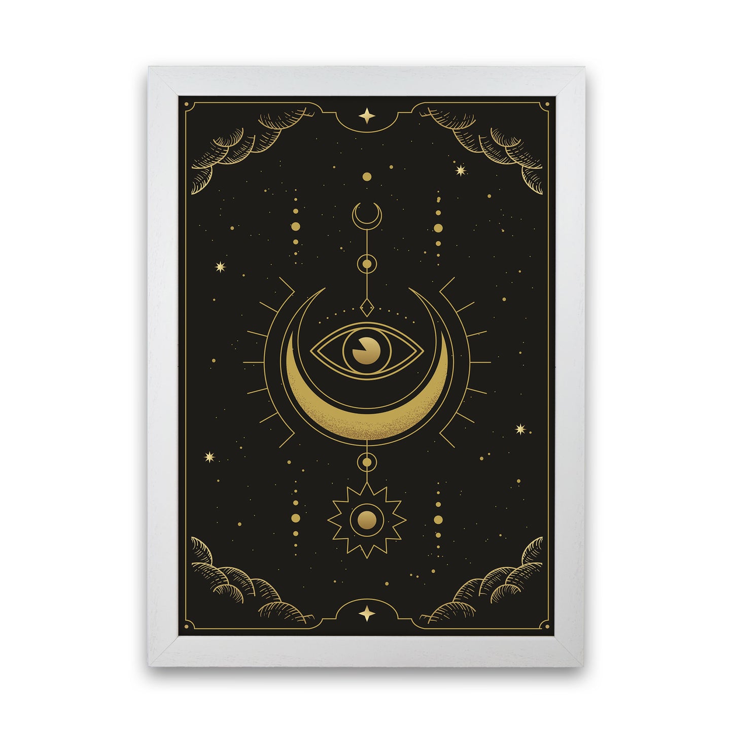 Tarot Card #1 Art Print by Jason Stanley White Grain