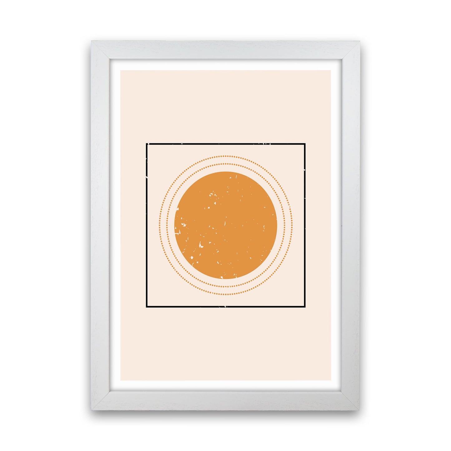 Abstract Sun Art Print by Jason Stanley White Grain