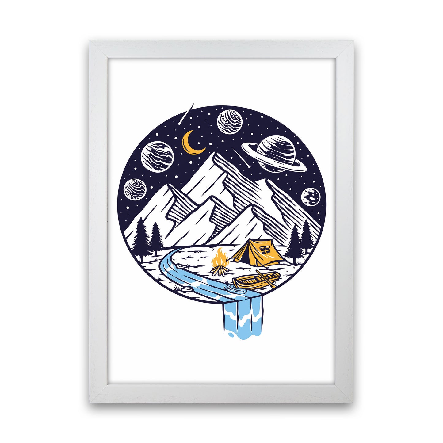 This Is Life Art Print by Jason Stanley White Grain