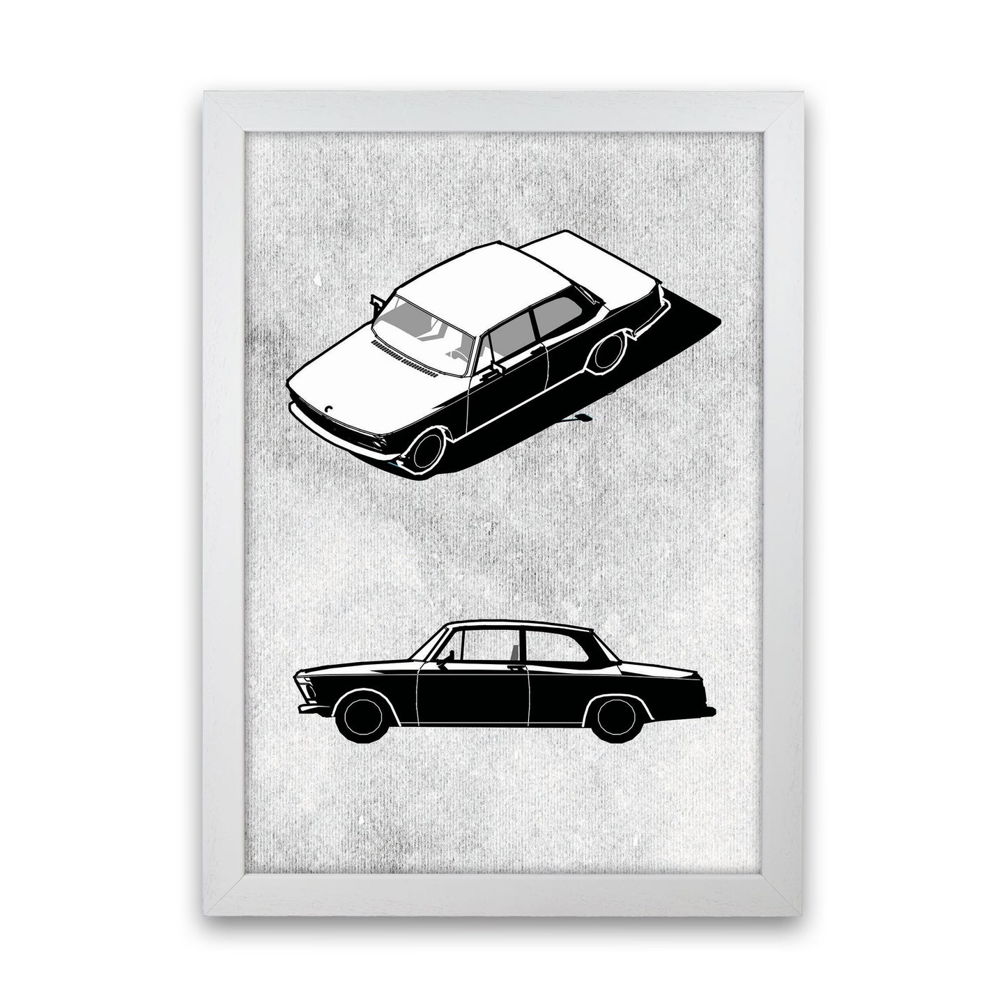 Minimal Car Series II Art Print by Jason Stanley White Grain