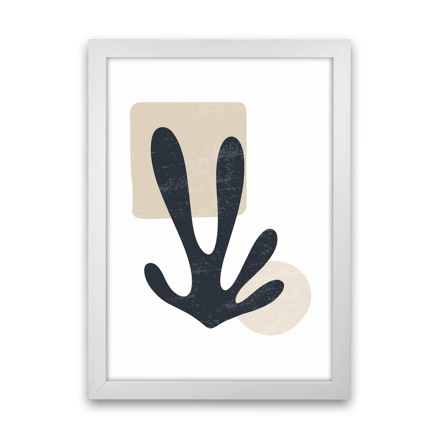Minimal Abstract Algae II Art Print by Jason Stanley White Grain