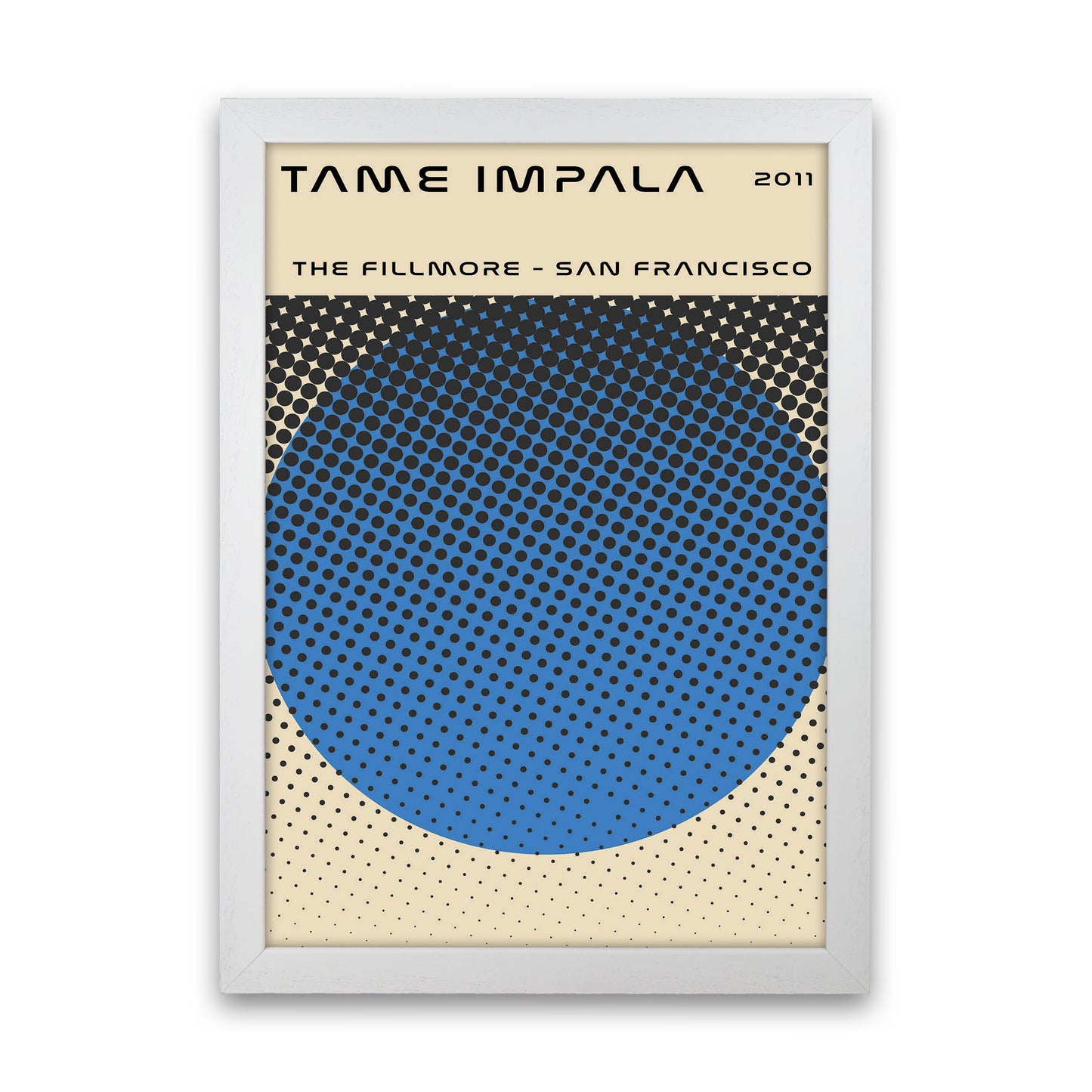 Tame Impala Live In San Francisco Art Print by Jason Stanley White Grain
