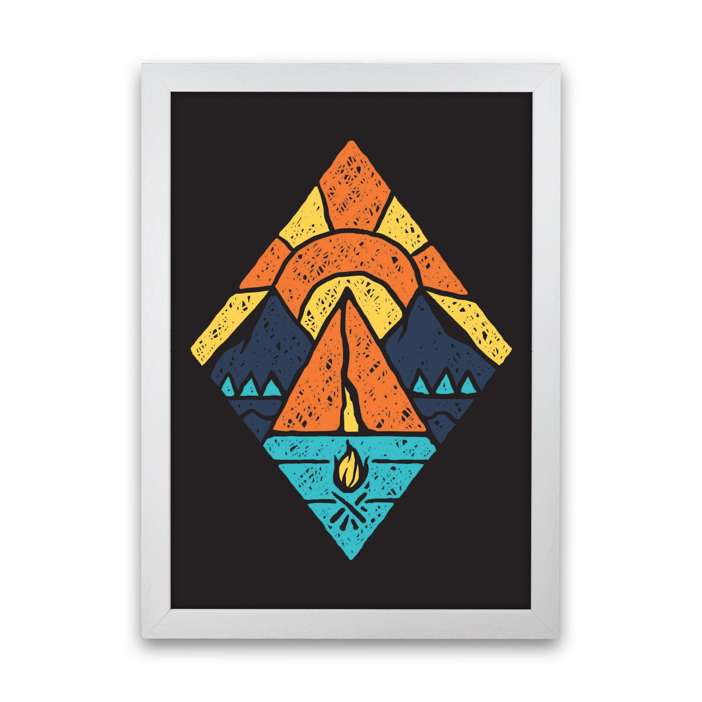 Adventure Is Here Art Print by Jason Stanley White Grain