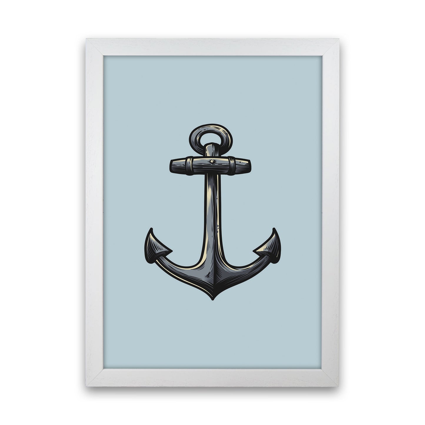 Ship's Anchor Art Print by Jason Stanley White Grain