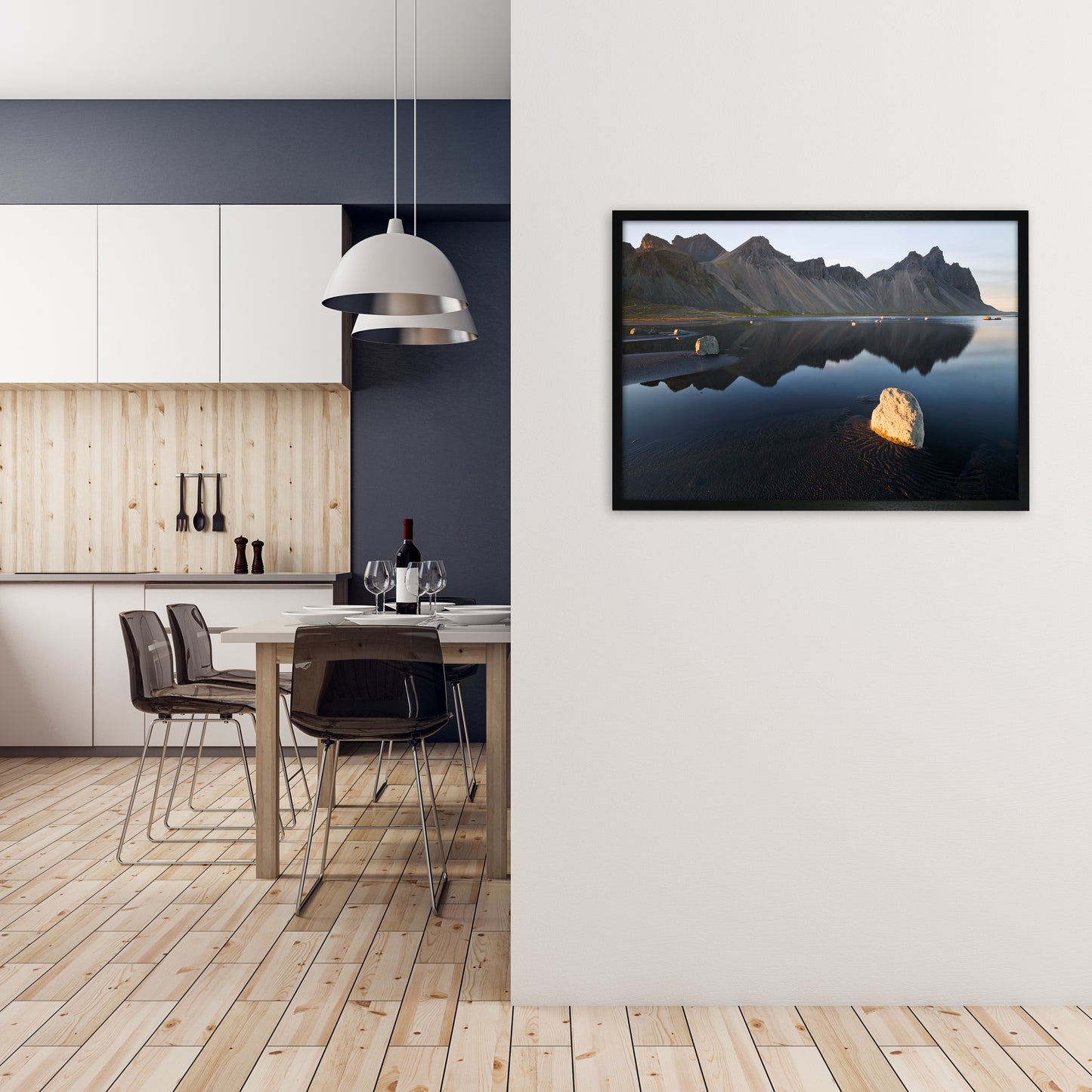 Stillness Art Print by Karsten Wrobel A1 White Frame