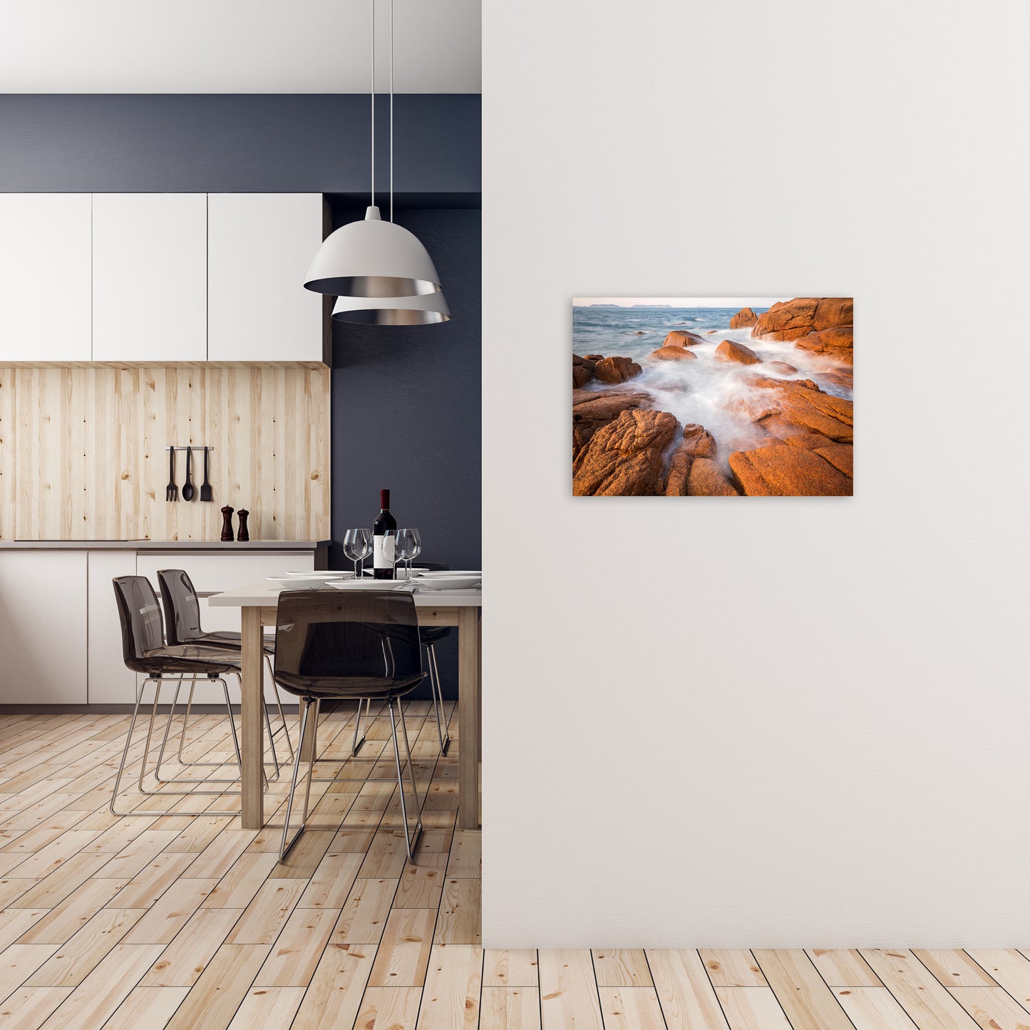 Dream In Colour Landscape Art Print by Karsten Wrobel A2 Black Frame