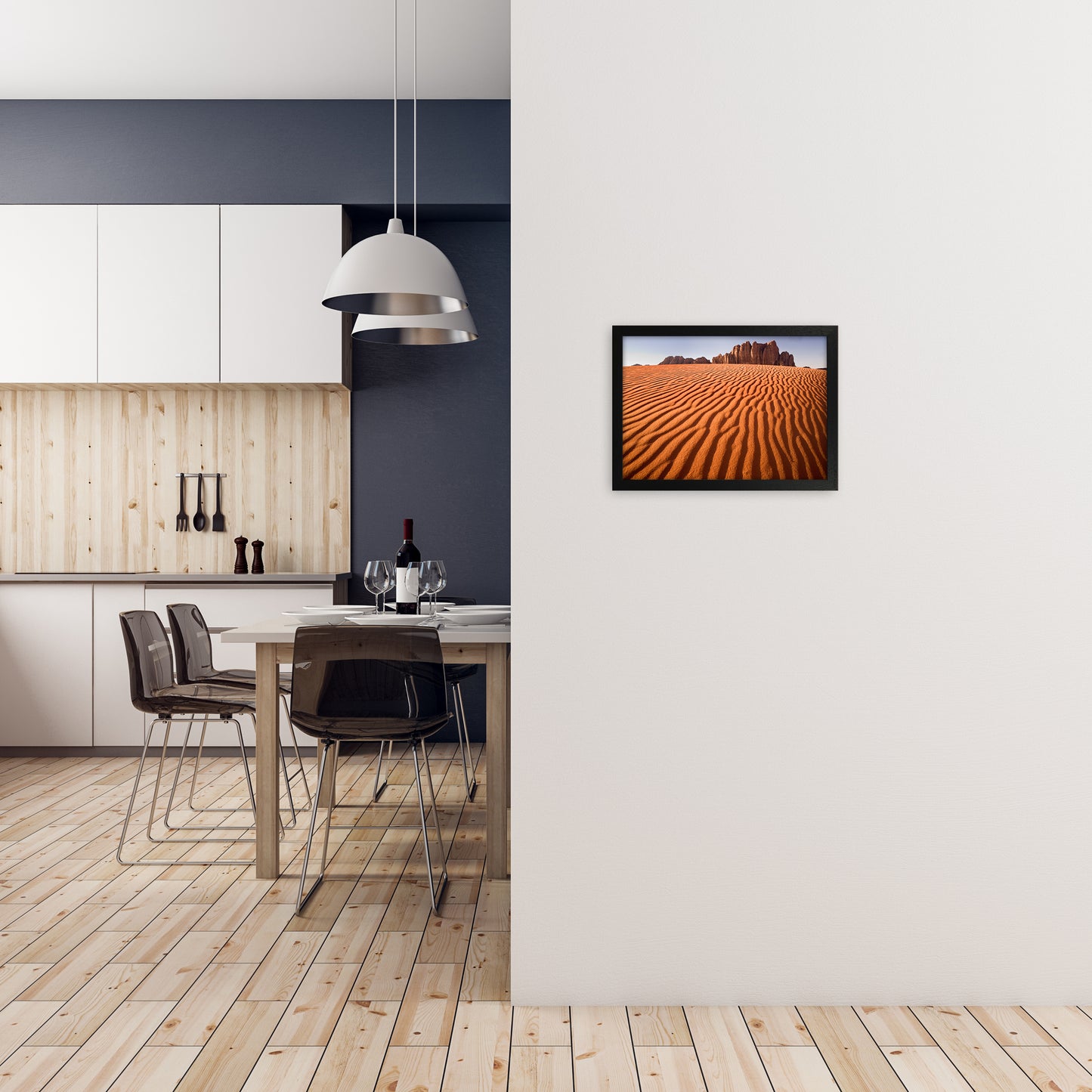Rise Above Landscape Art Print by Karsten Wrobel A3 White Frame