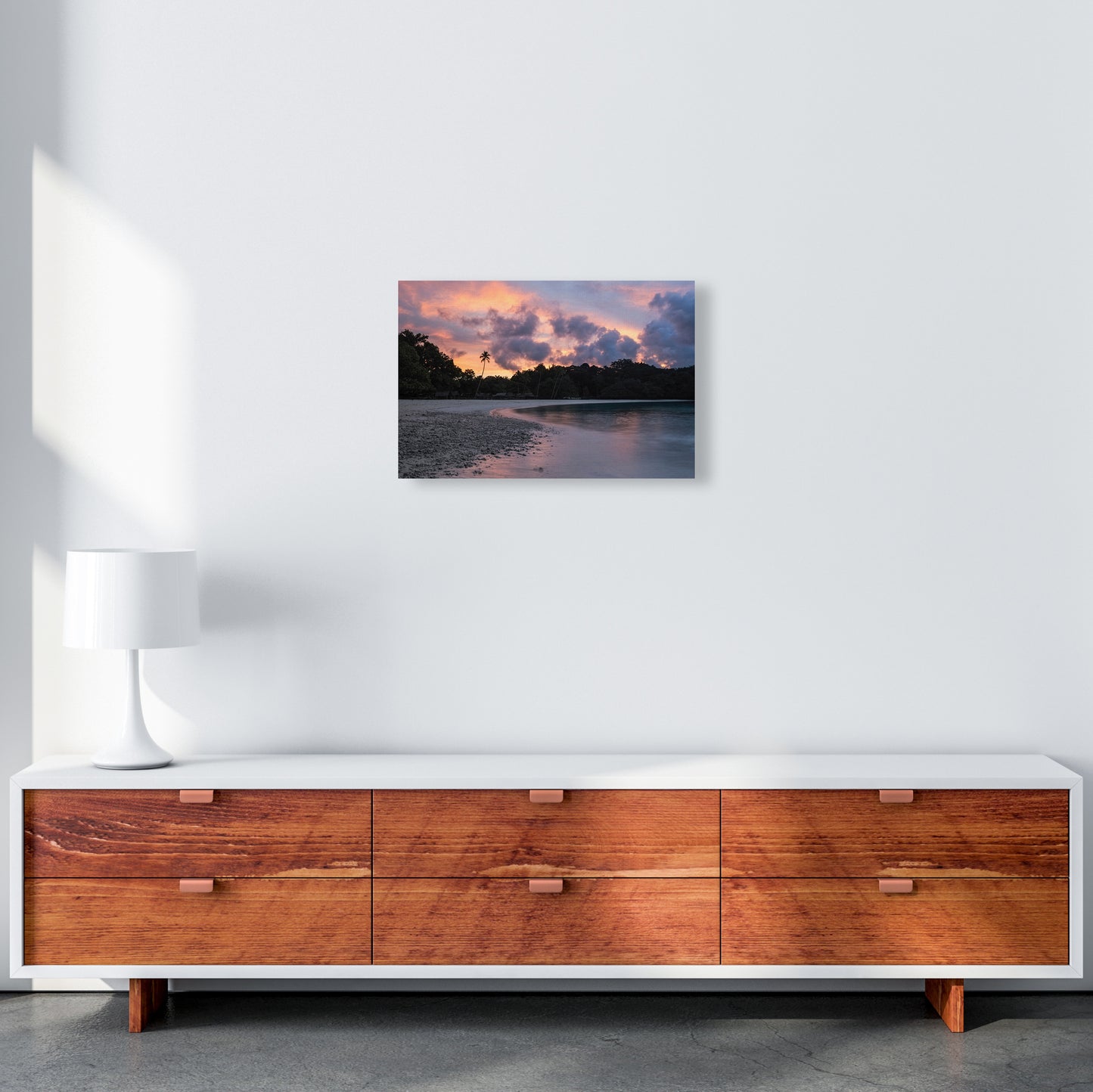 Champagne Sunset Art Print by Karsten Wrobel A3 Canvas