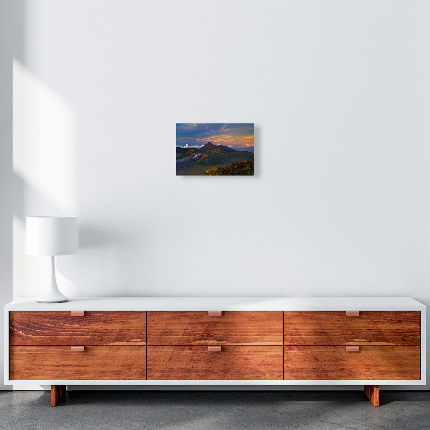 Volcano Dawn Art Print by Karsten Wrobel A4 Canvas