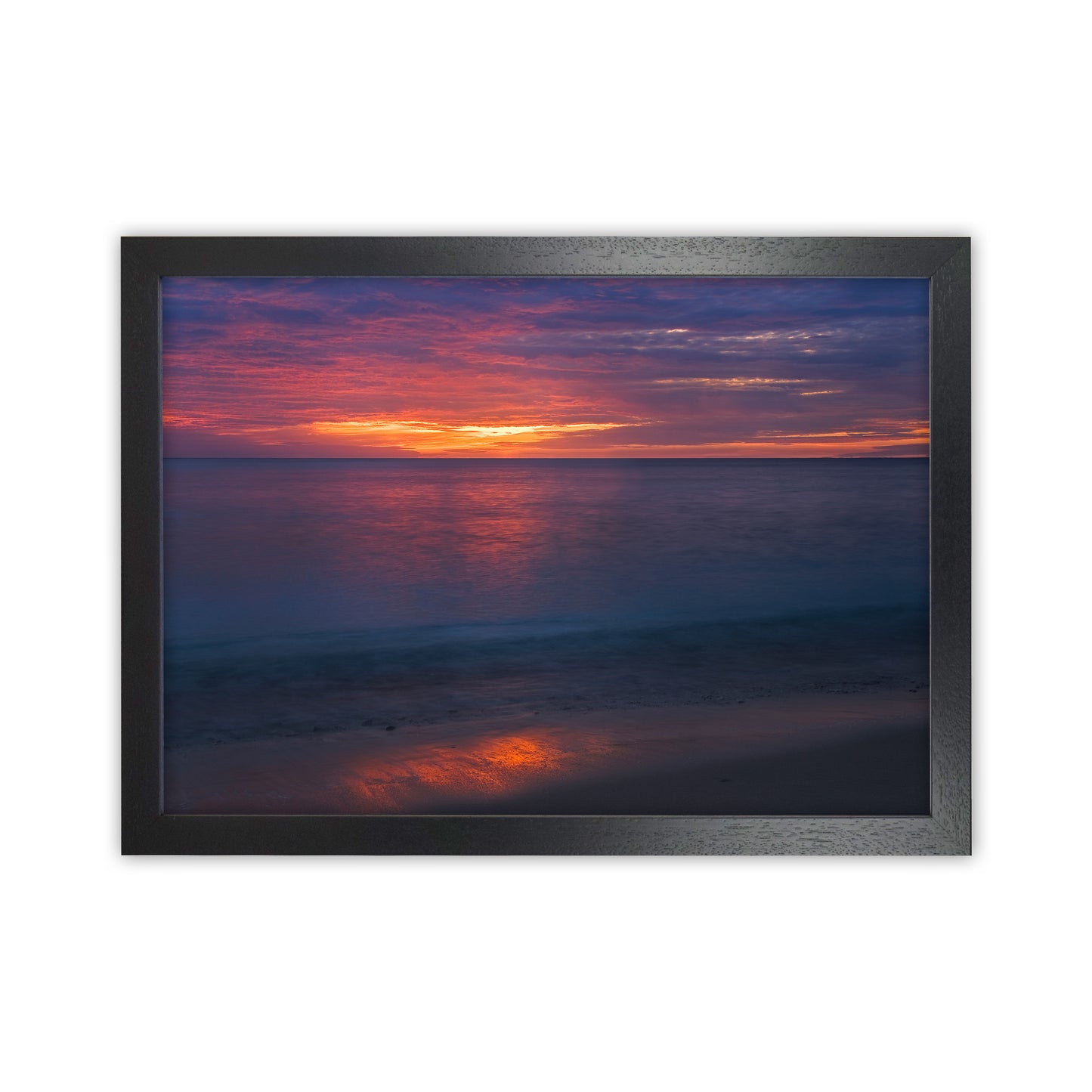 Monet Sunrise Art Print by Karsten Wrobel Black Grain