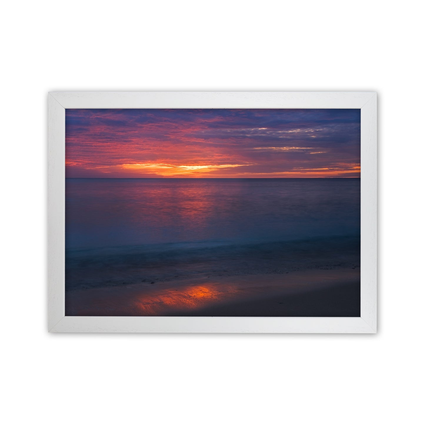 Monet Sunrise Art Print by Karsten Wrobel White Grain