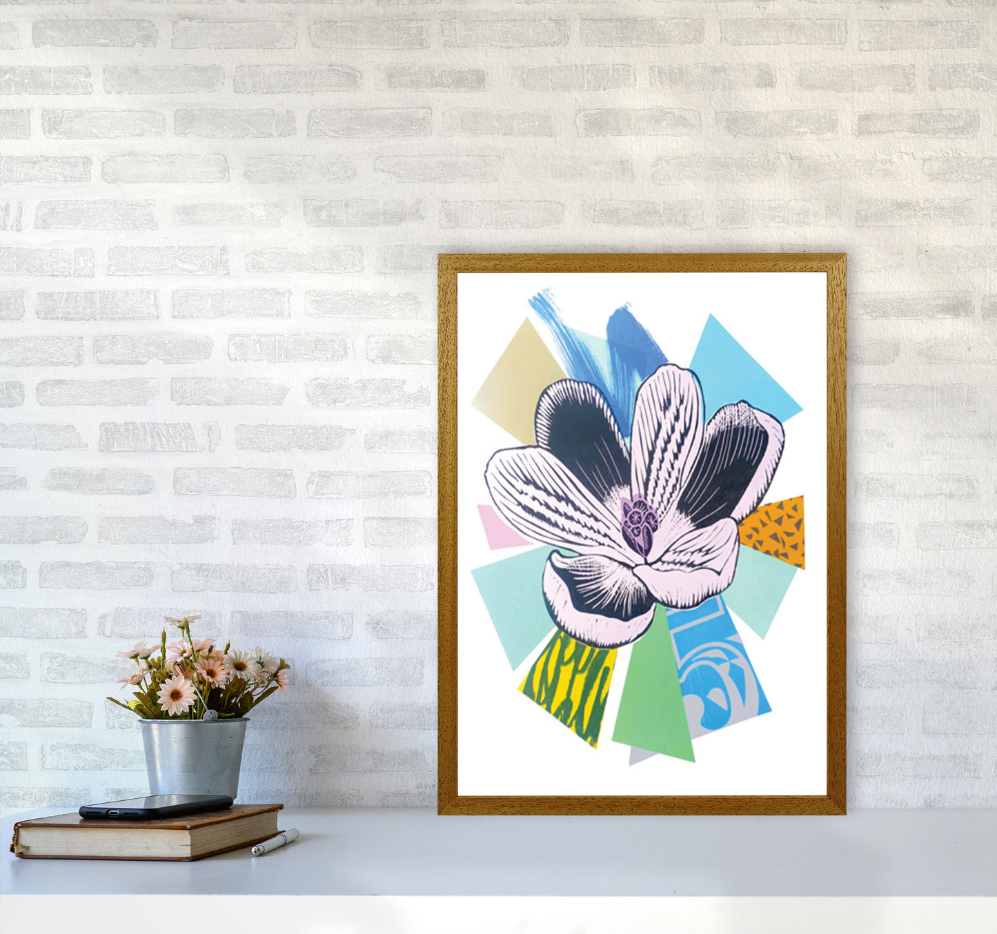 Crocus 2 Series 1 Art Print by Kate Heiss A2 Print Only