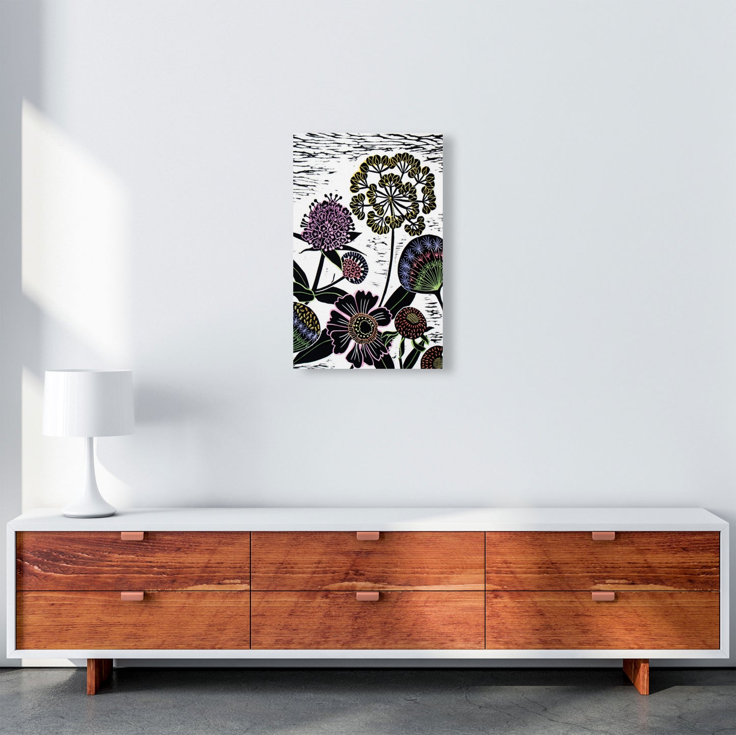 Autumn Seeds Art Print by Kate Heiss A3 Canvas