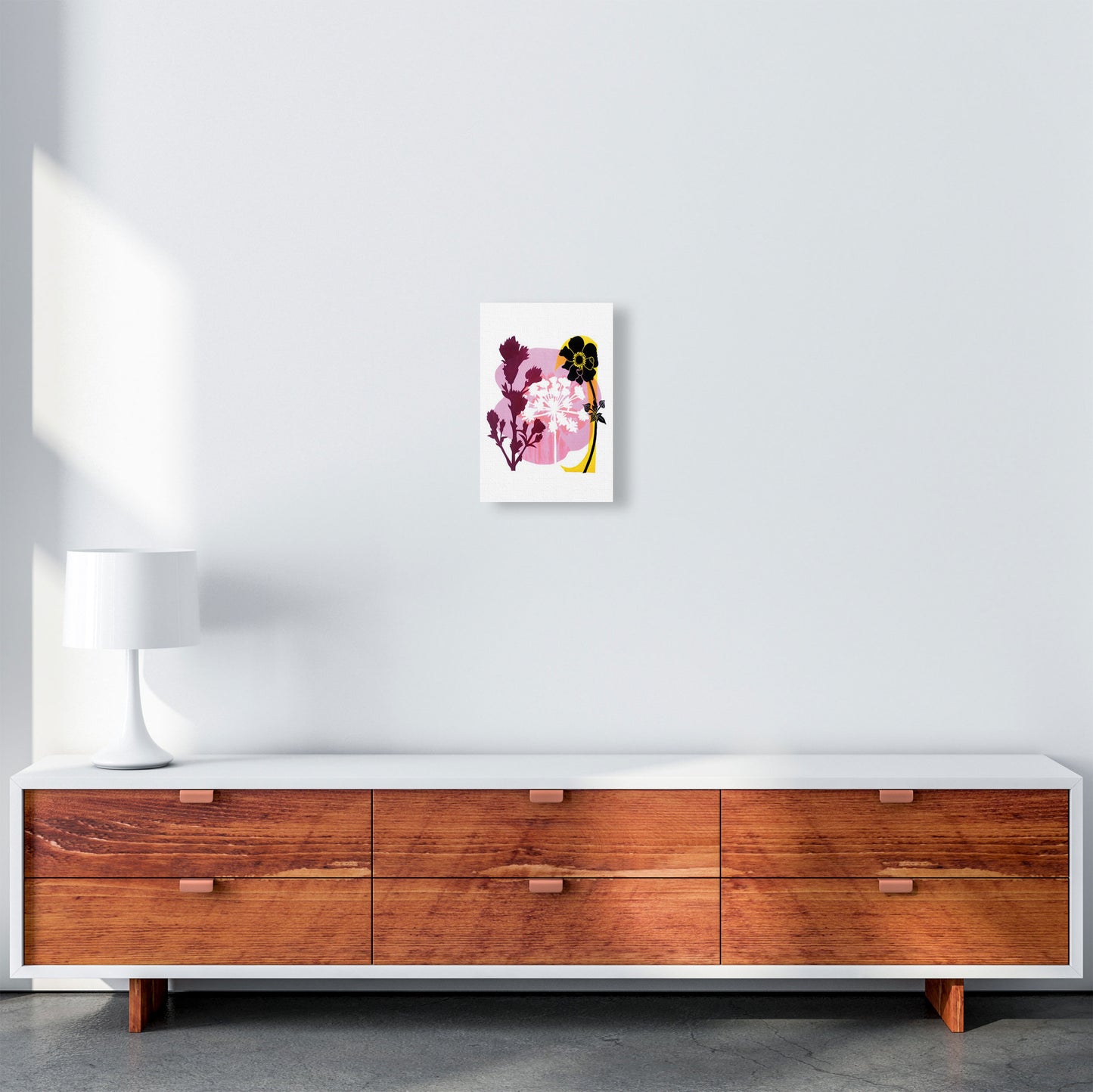 Japanese Anemone Art Print by Kate Heiss A4 Canvas