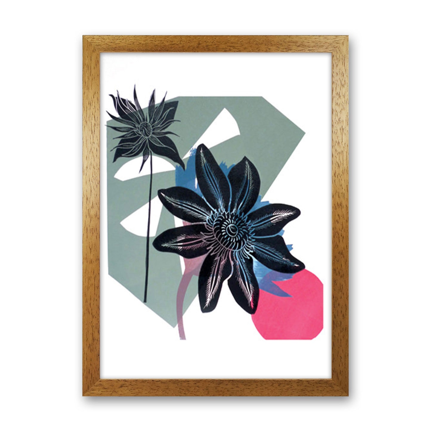 Aquilegia Art Print by Kate Heiss Oak Grain