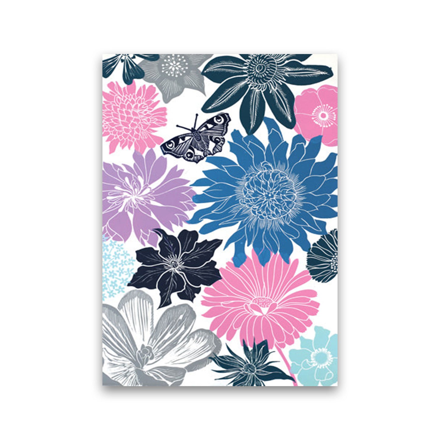 Cottage Garden 18 postcard Art Print by Kate Heiss Print Only