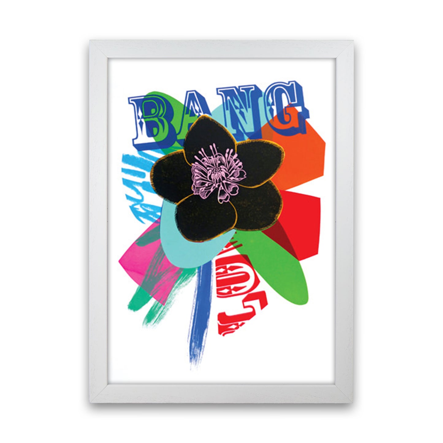 Bang 1 Art Print by Kate Heiss White Grain
