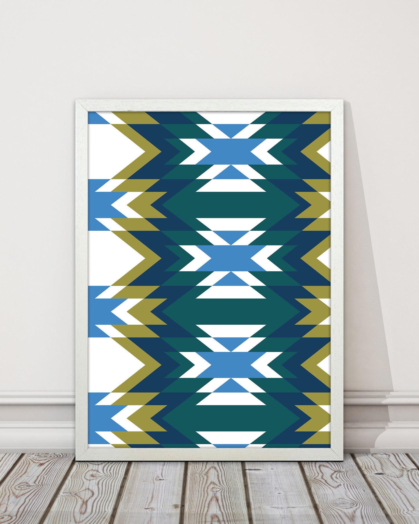 Navajos Print No 1 Abstract Art Print by Kookiepixel
