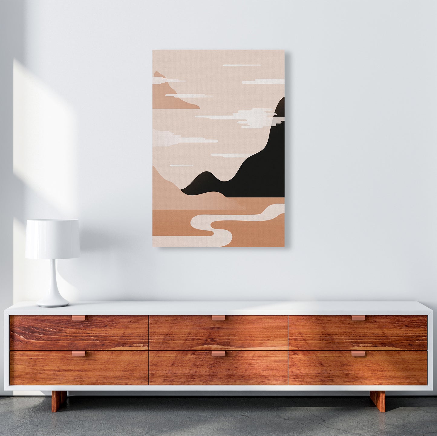 Morning Sunrise No 2 Art Print by Kookiepixel A1 Canvas
