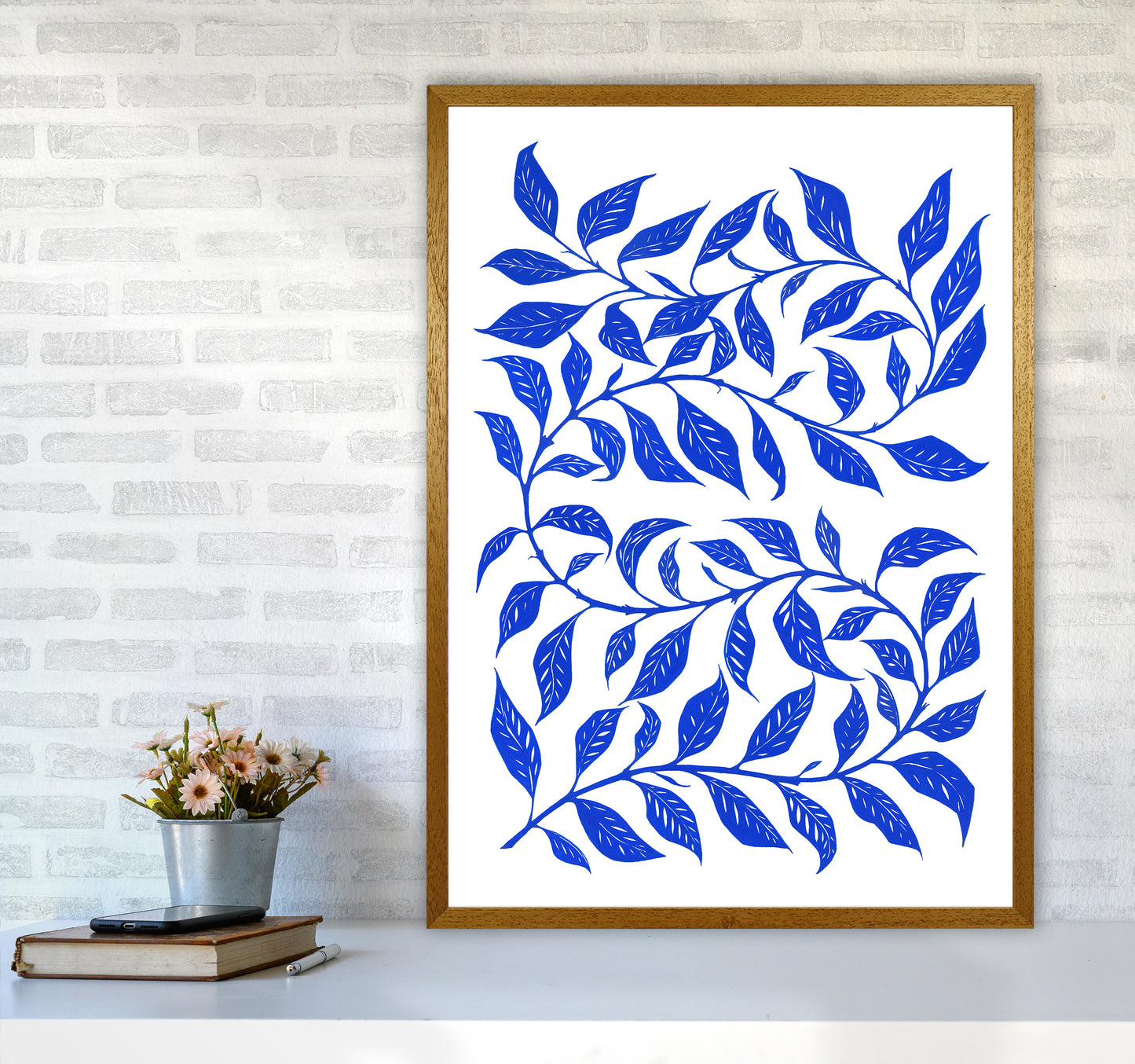 Foliage No 1 Botanical Art Print by Kookiepixel A1 Print Only