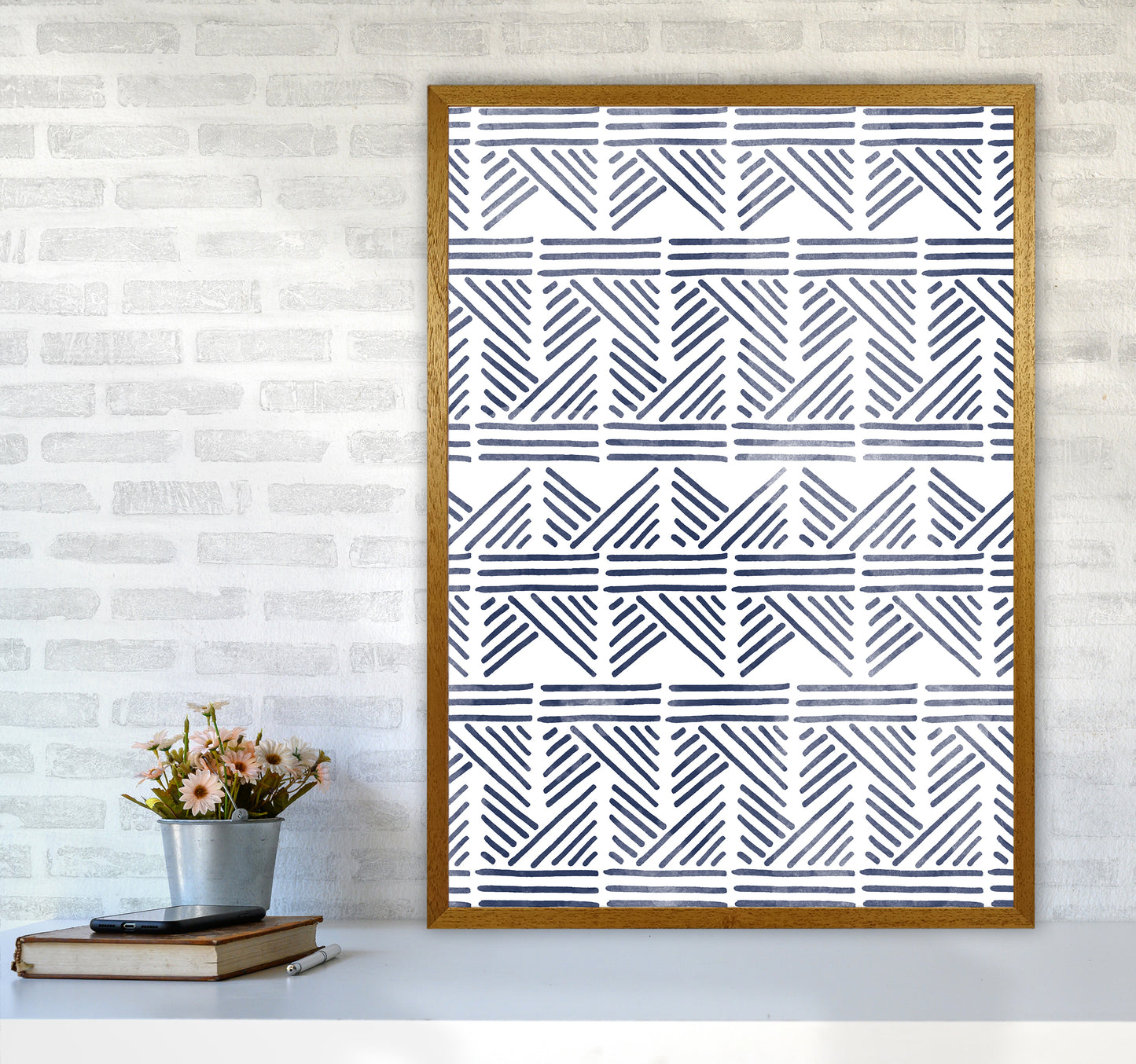 Aztec Print Art Print by Kookiepixel A1 Print Only