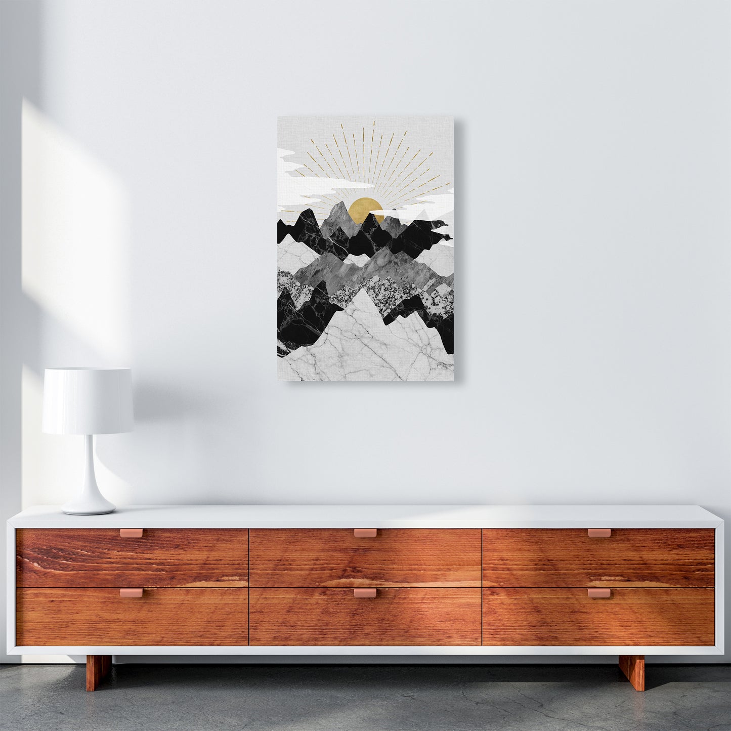 Sunrise Art Print by Kookiepixel A2 Canvas
