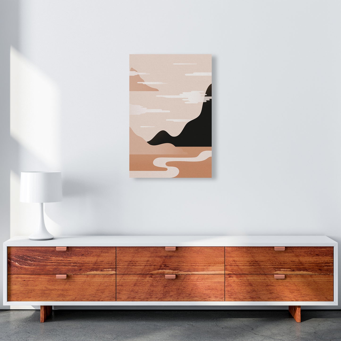 Morning Sunrise No 2 Art Print by Kookiepixel A2 Canvas