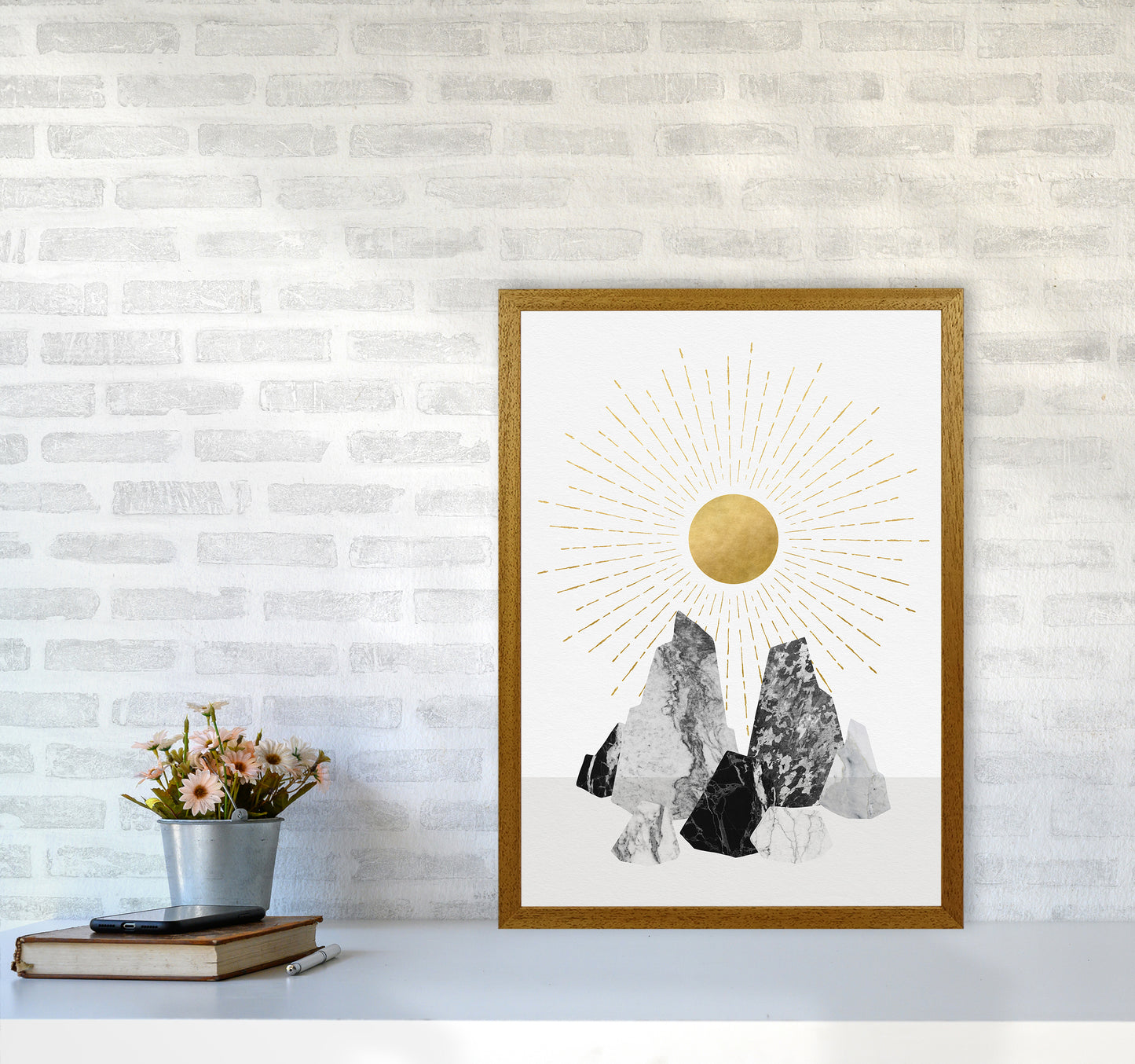 Rock Formation No 1 Art Print by Kookiepixel A2 Print Only
