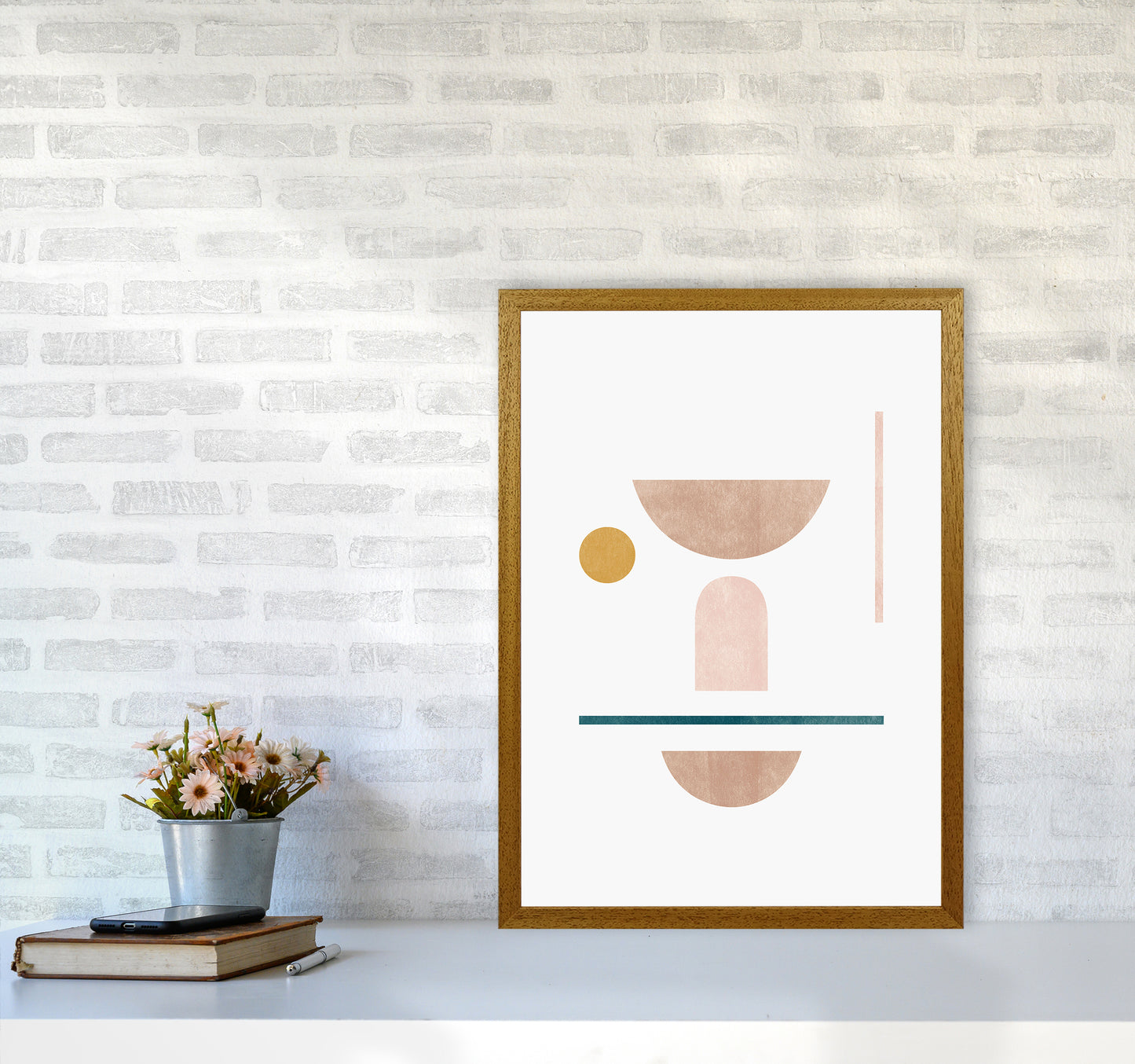 Abstract Geometric No 2 Art Print by Kookiepixel A2 Print Only
