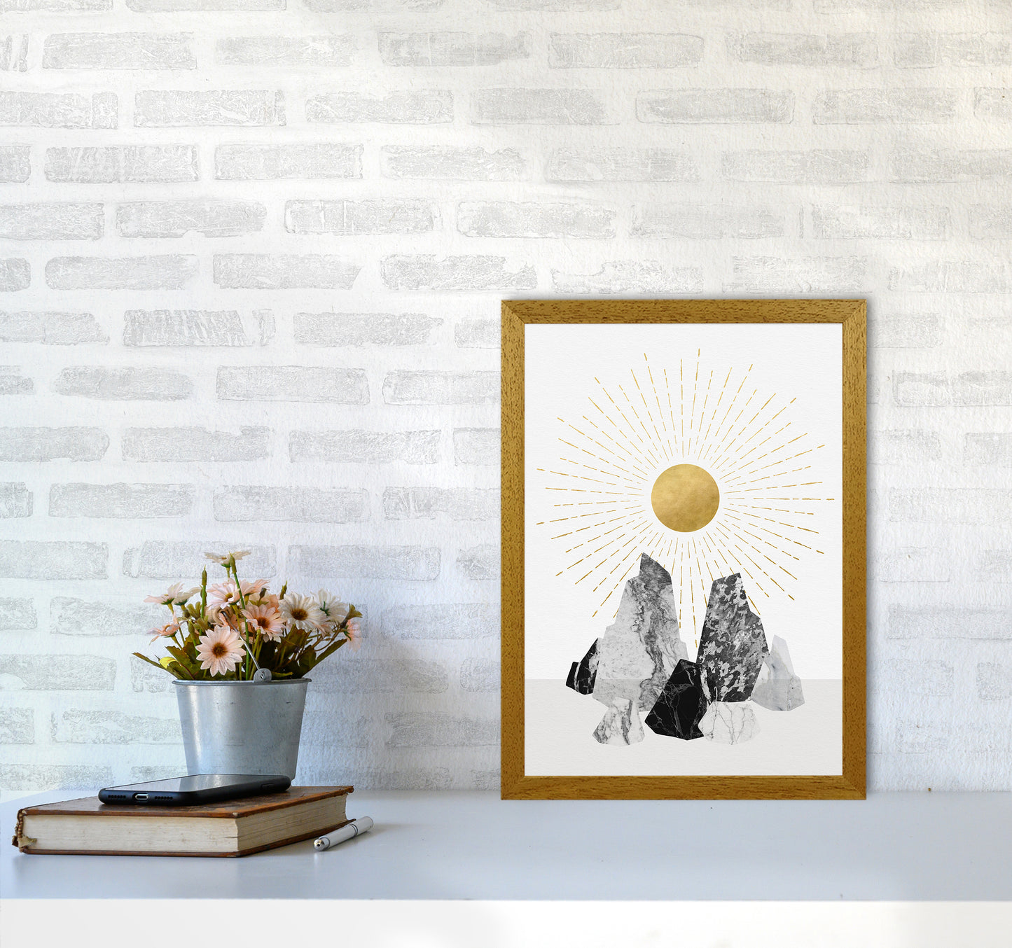 Rock Formation No 1 Art Print by Kookiepixel A3 Print Only