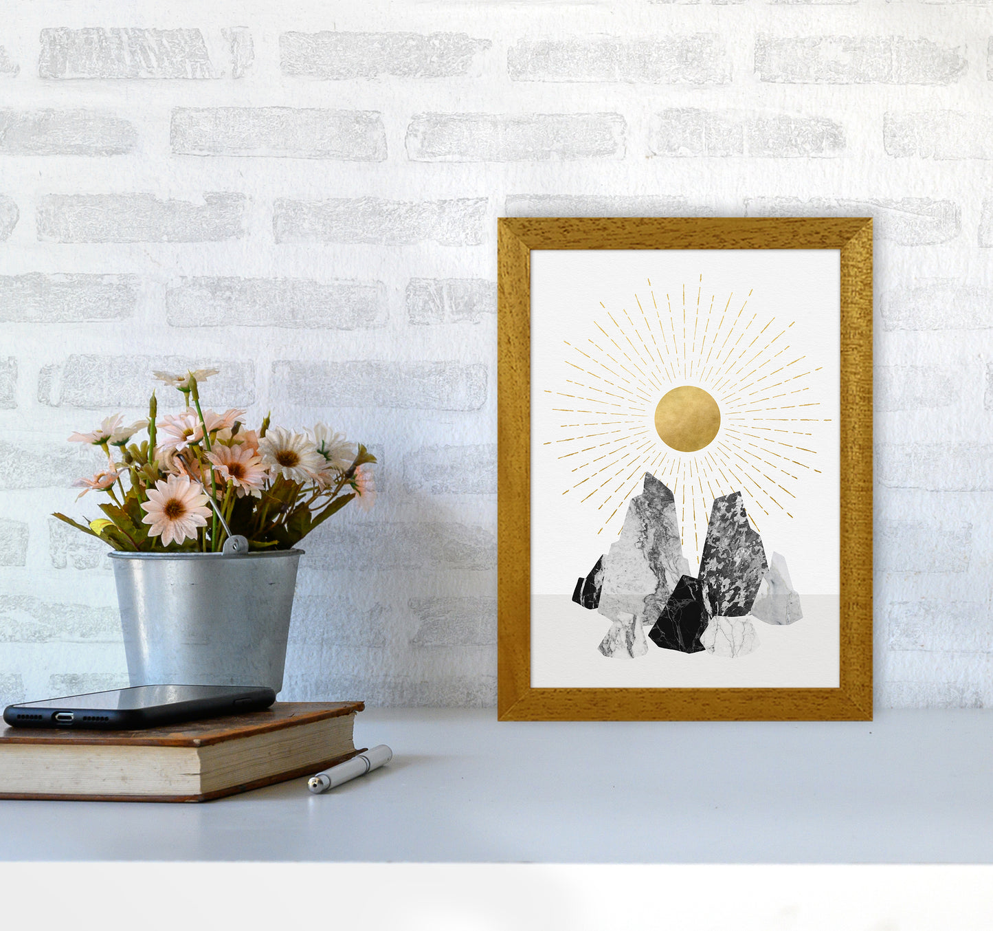 Rock Formation No 1 Art Print by Kookiepixel A4 Print Only