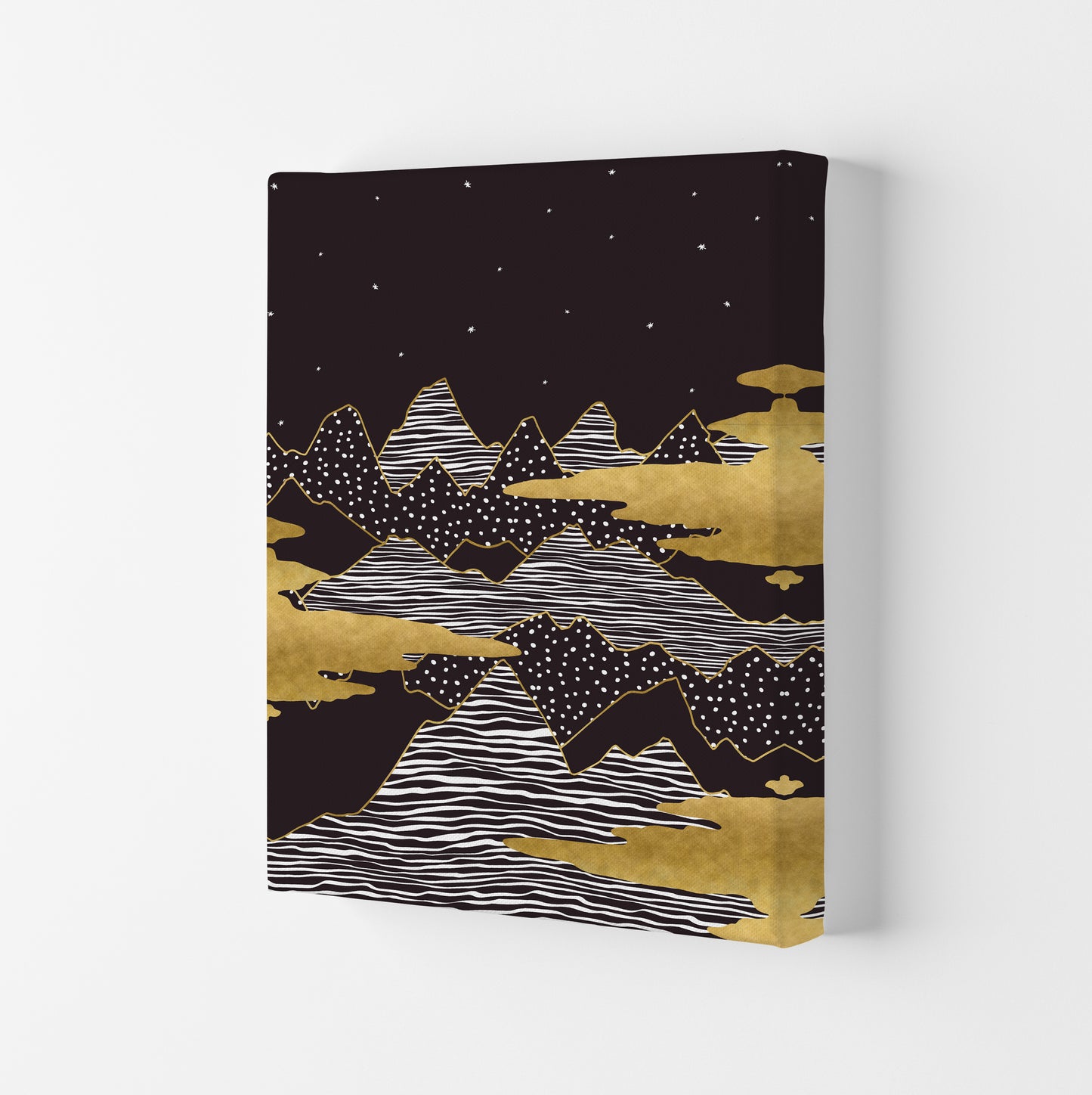 Starry Sky Art Print by Kookiepixel Canvas