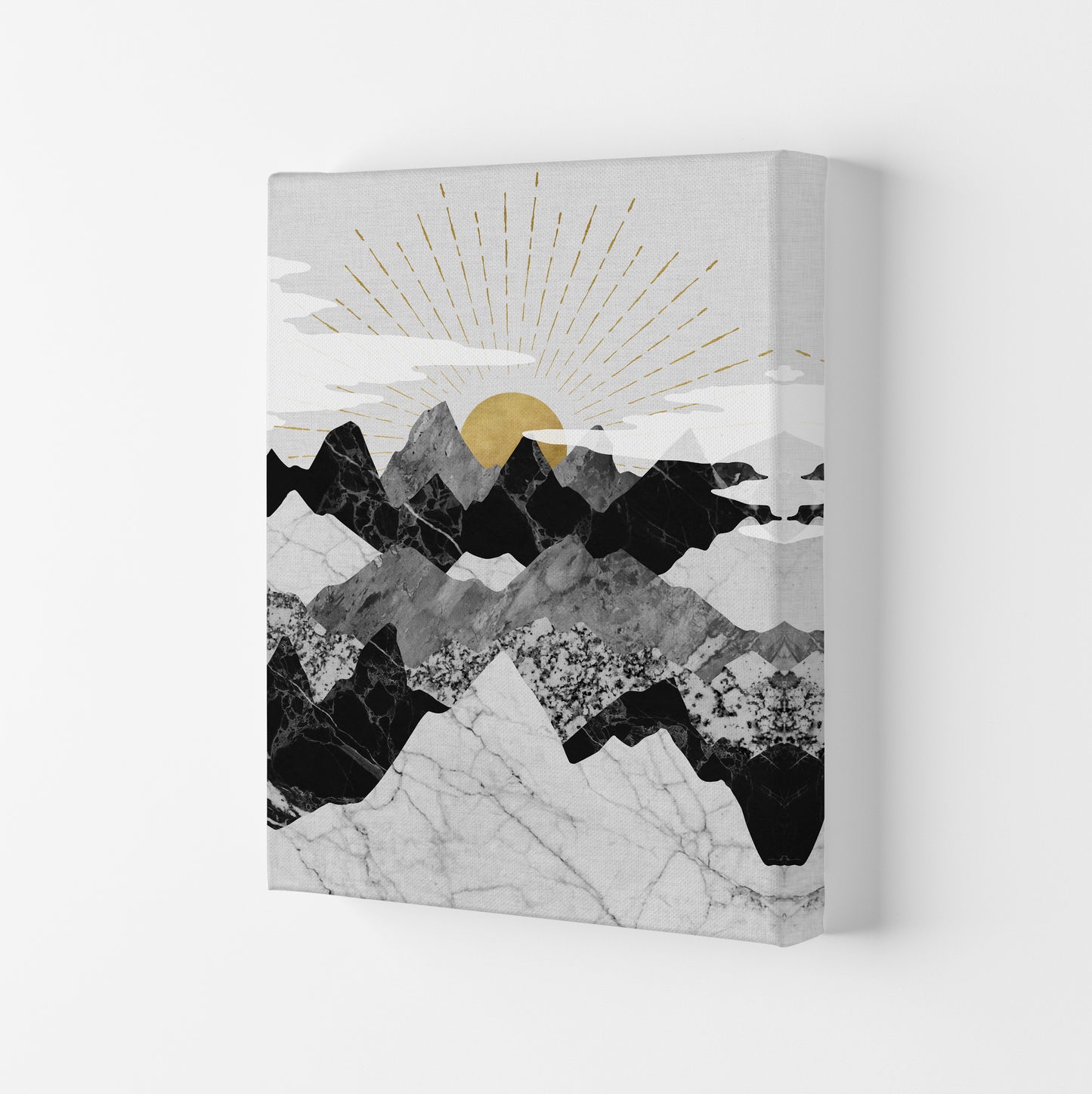 Sunrise Art Print by Kookiepixel Canvas
