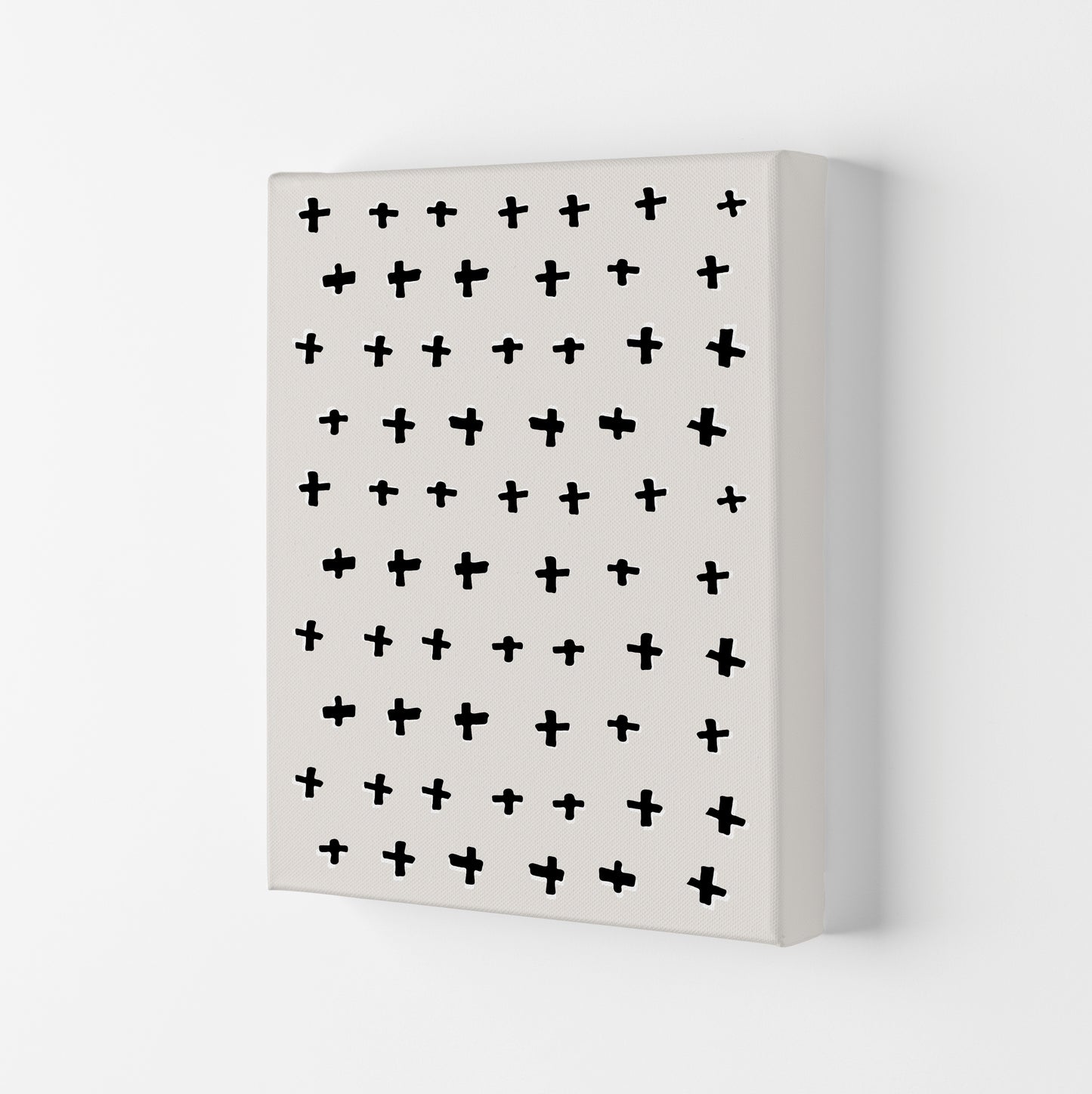 Plus Abstract Art Print by Kookiepixel Canvas