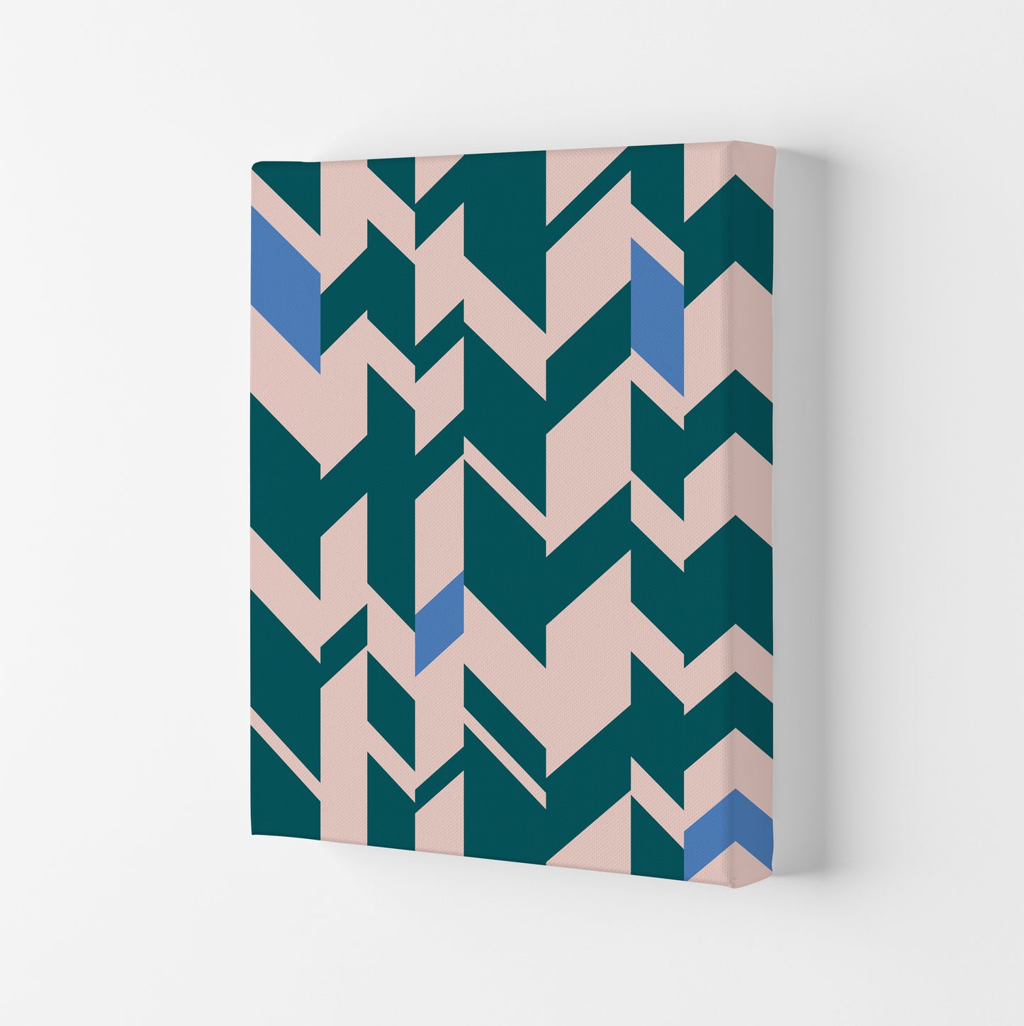 Chevron Art Print by Kookiepixel Canvas