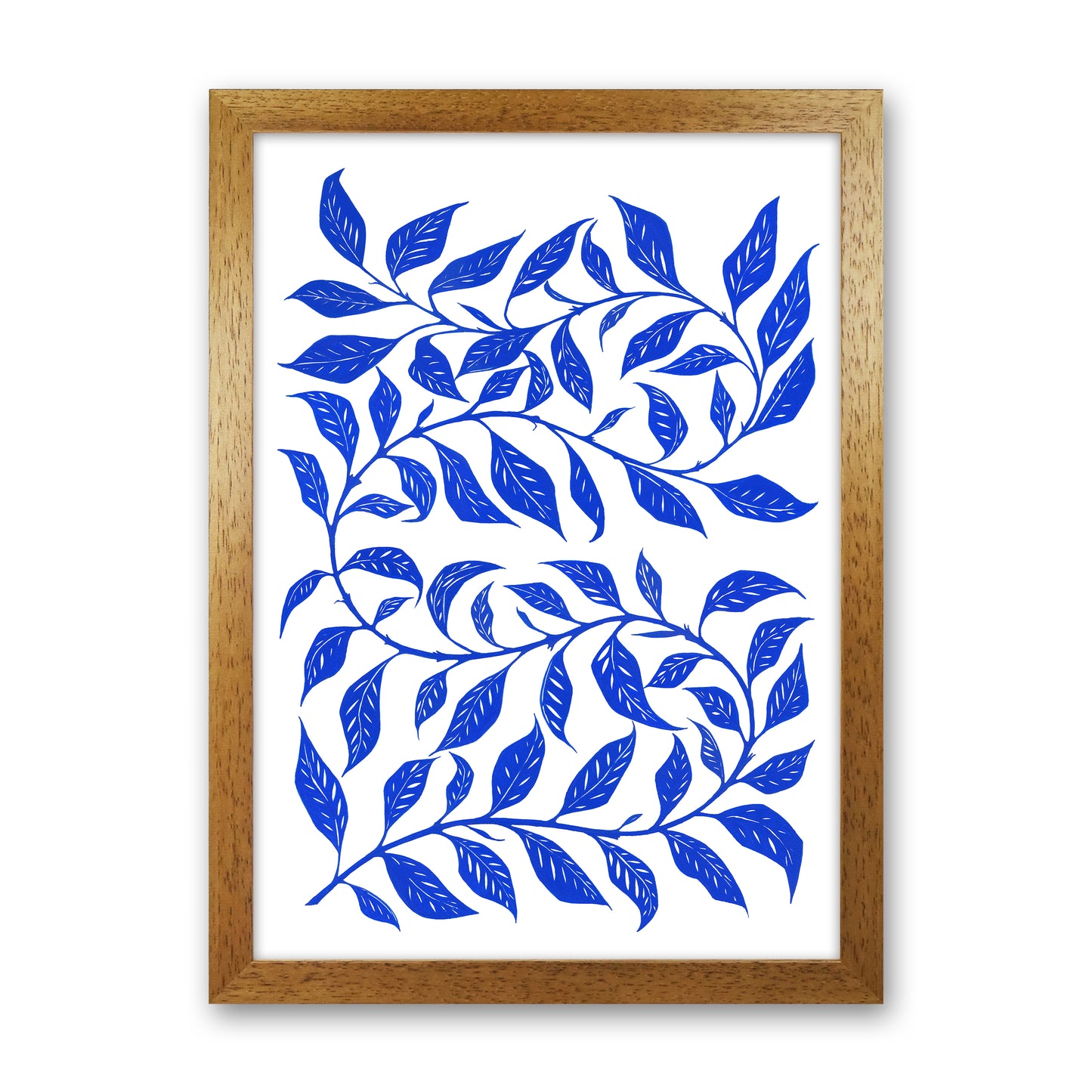 Foliage No 1 Botanical Art Print by Kookiepixel Oak Grain